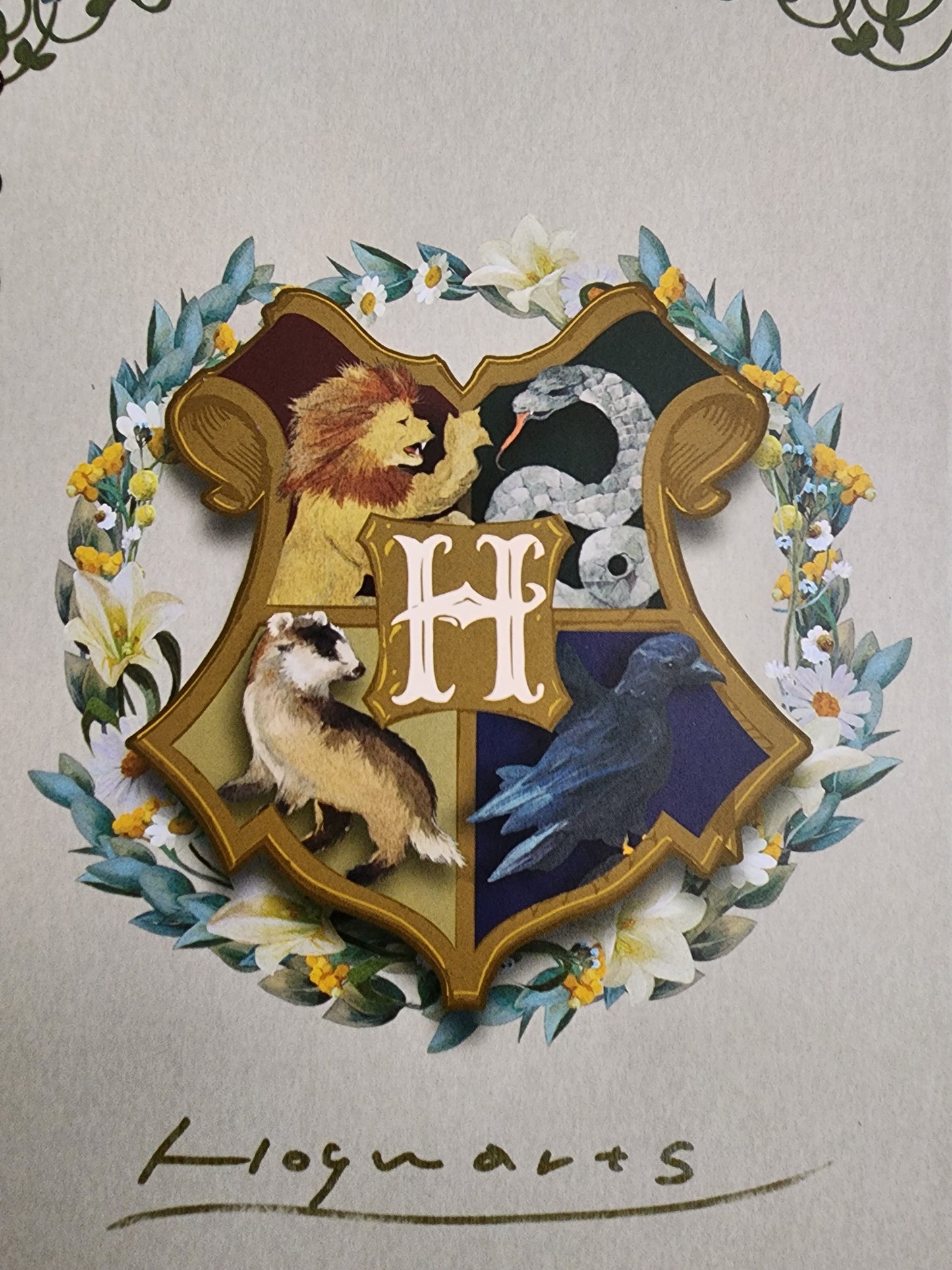 Harry Potter Hogwarts School Seal Notebook