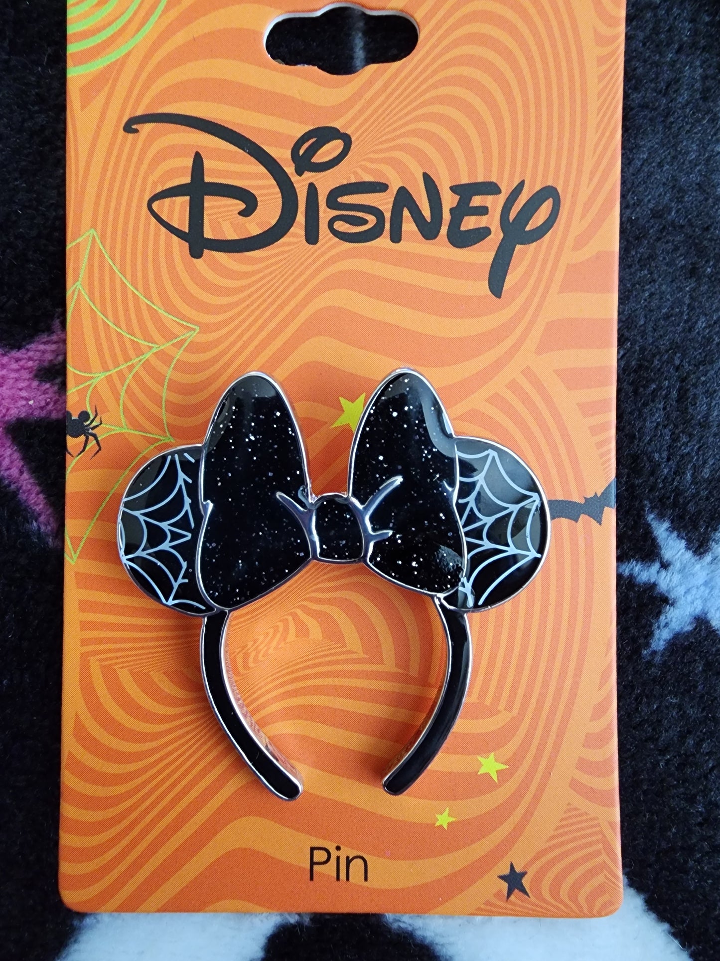 Disney Minnie Mouse Spider Web Ears Headband