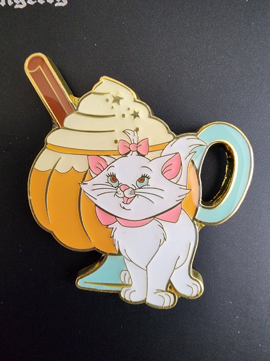 Loungefly Disney Marie Pumpkin Spice Latte Pin