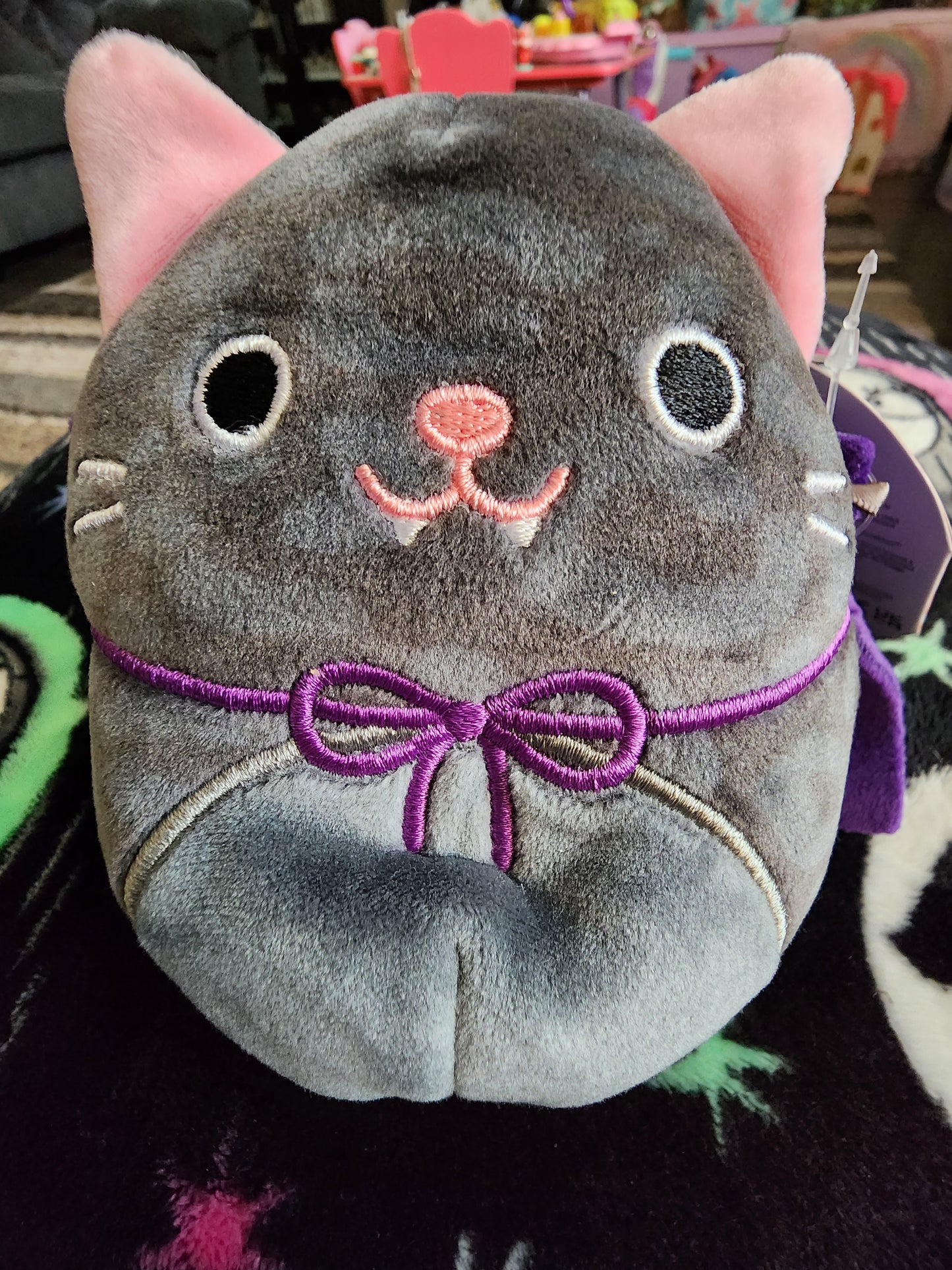 Squishmallows Xiomara Vampire Black Panther Plush