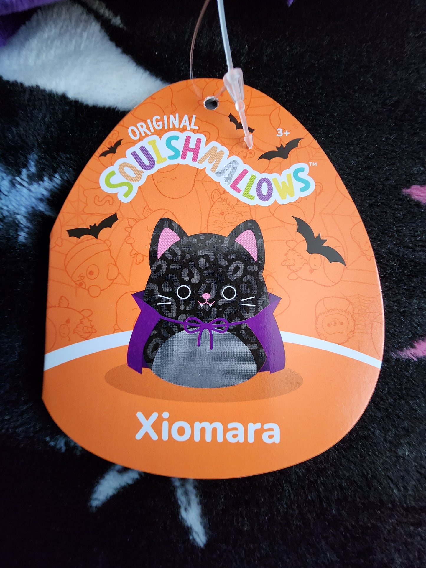 Squishmallows Xiomara Vampire Black Panther Plush