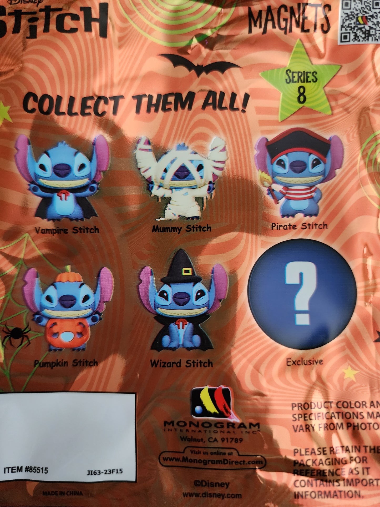 Disney Stitch Halloween Magnet