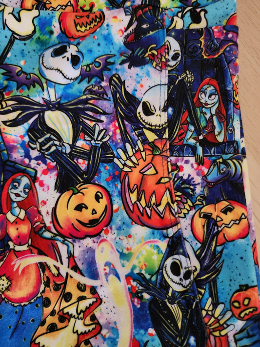 CP Disney Nightmare Before Christmas Jack and Sally Halloween Leggings