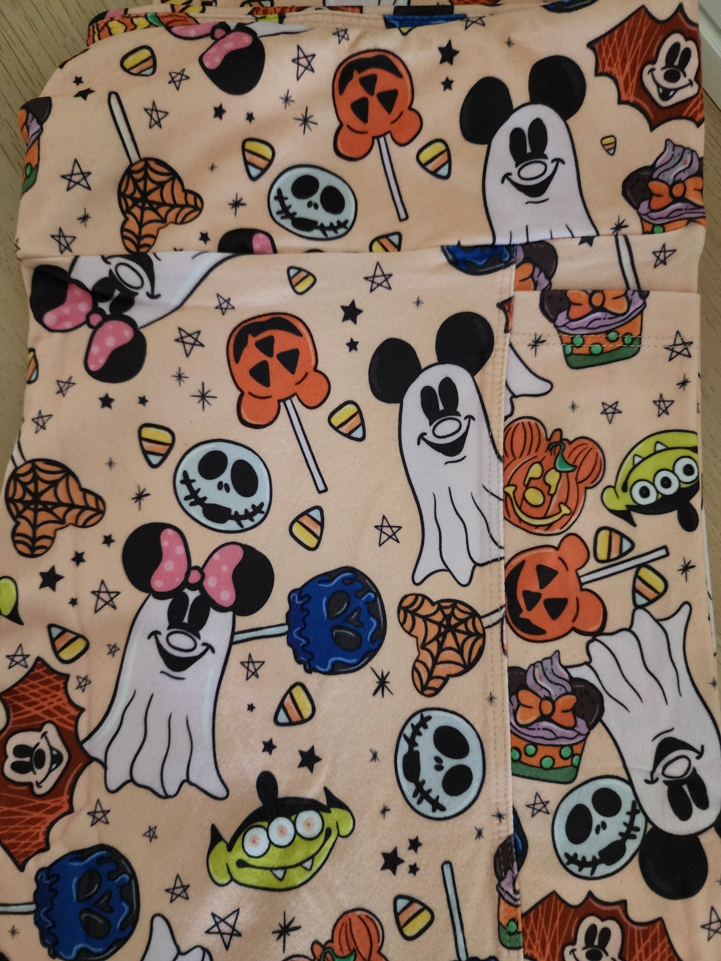 *Charlie's Project Disney Mickey and Minnie Ghost Halloween Leggings