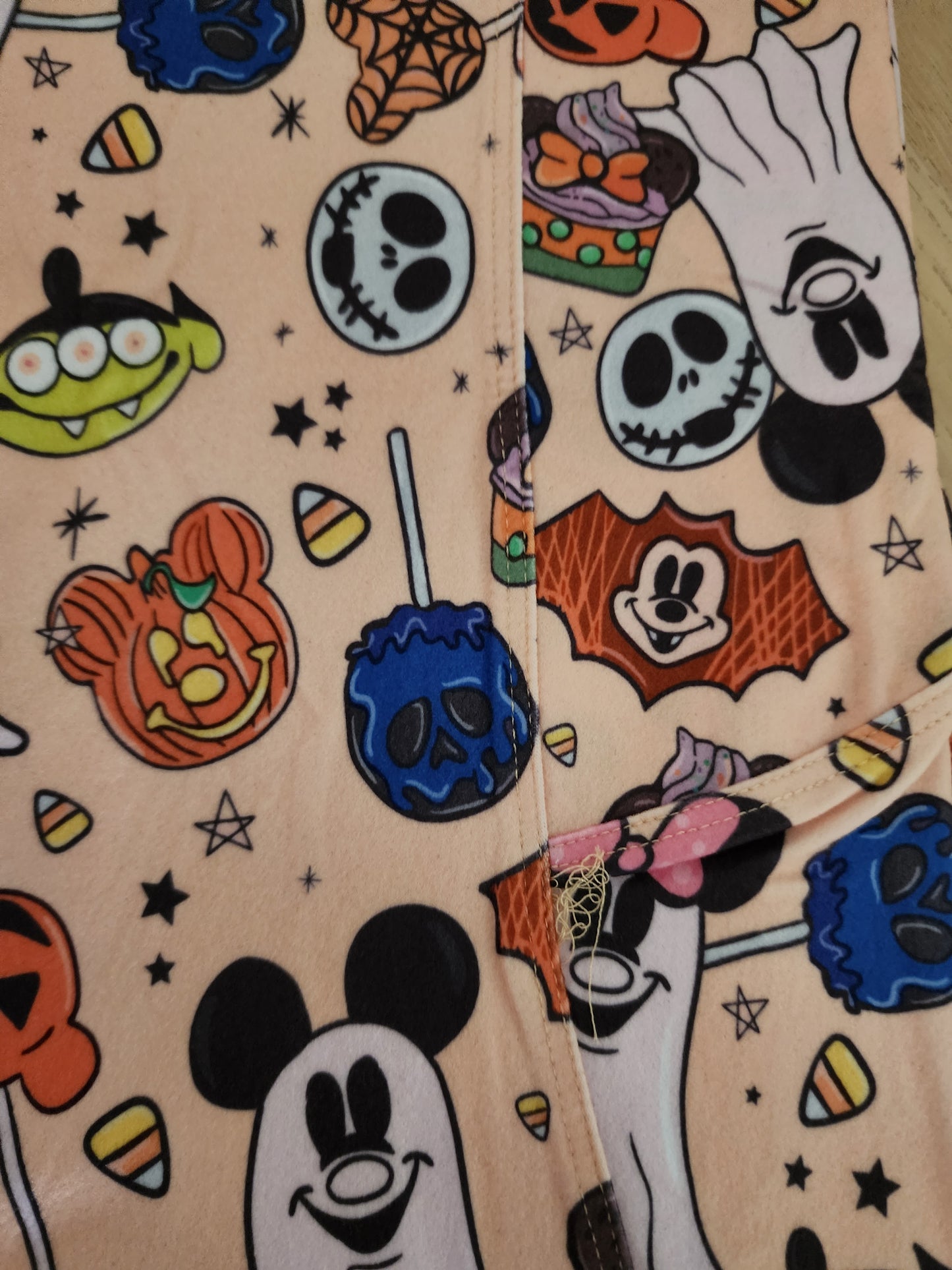 *Charlie's Project Disney Mickey and Minnie Ghost Halloween Leggings