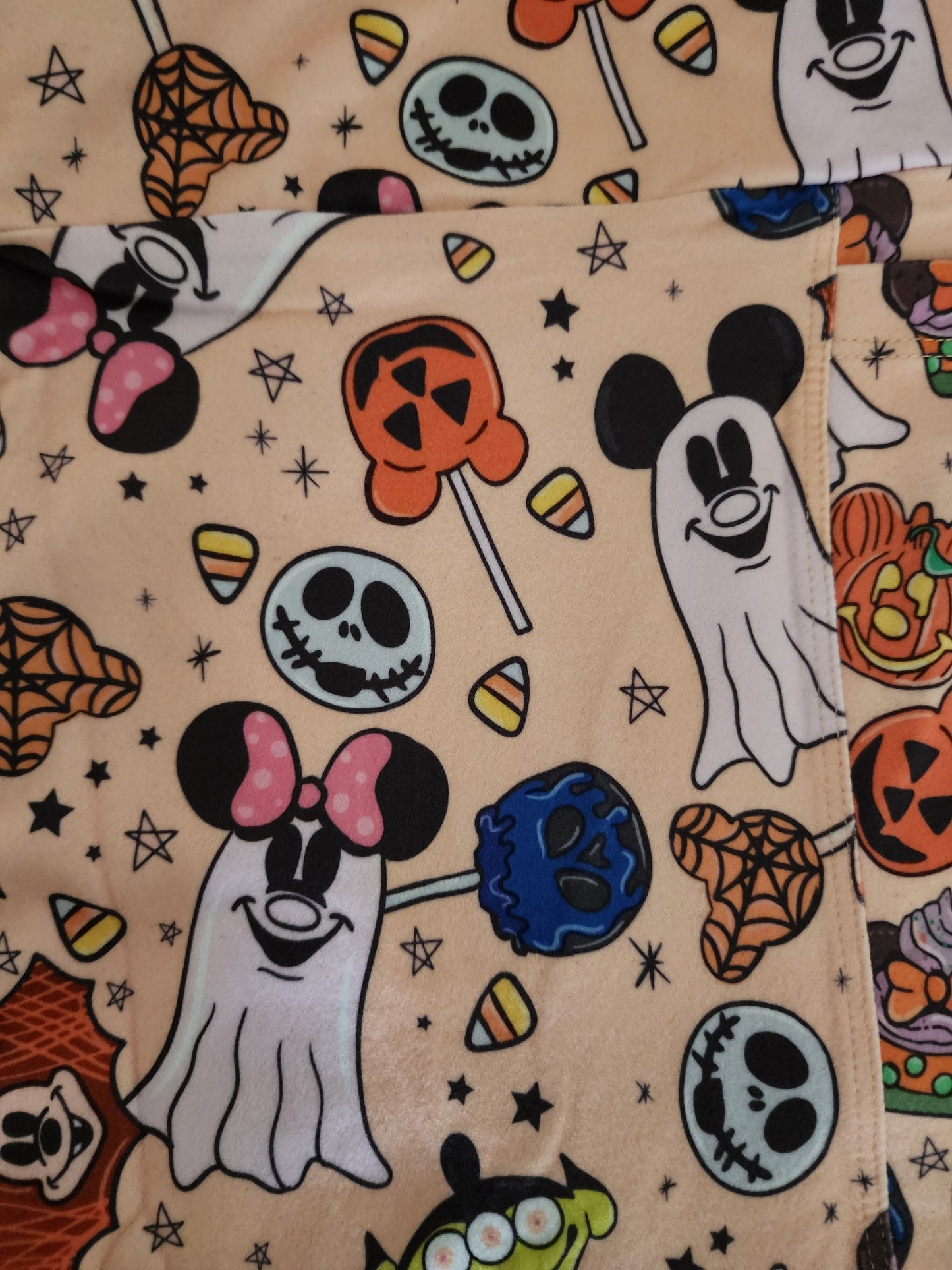 *Charlie's Project Disney Mickey and Minnie Ghost Halloween Leggings