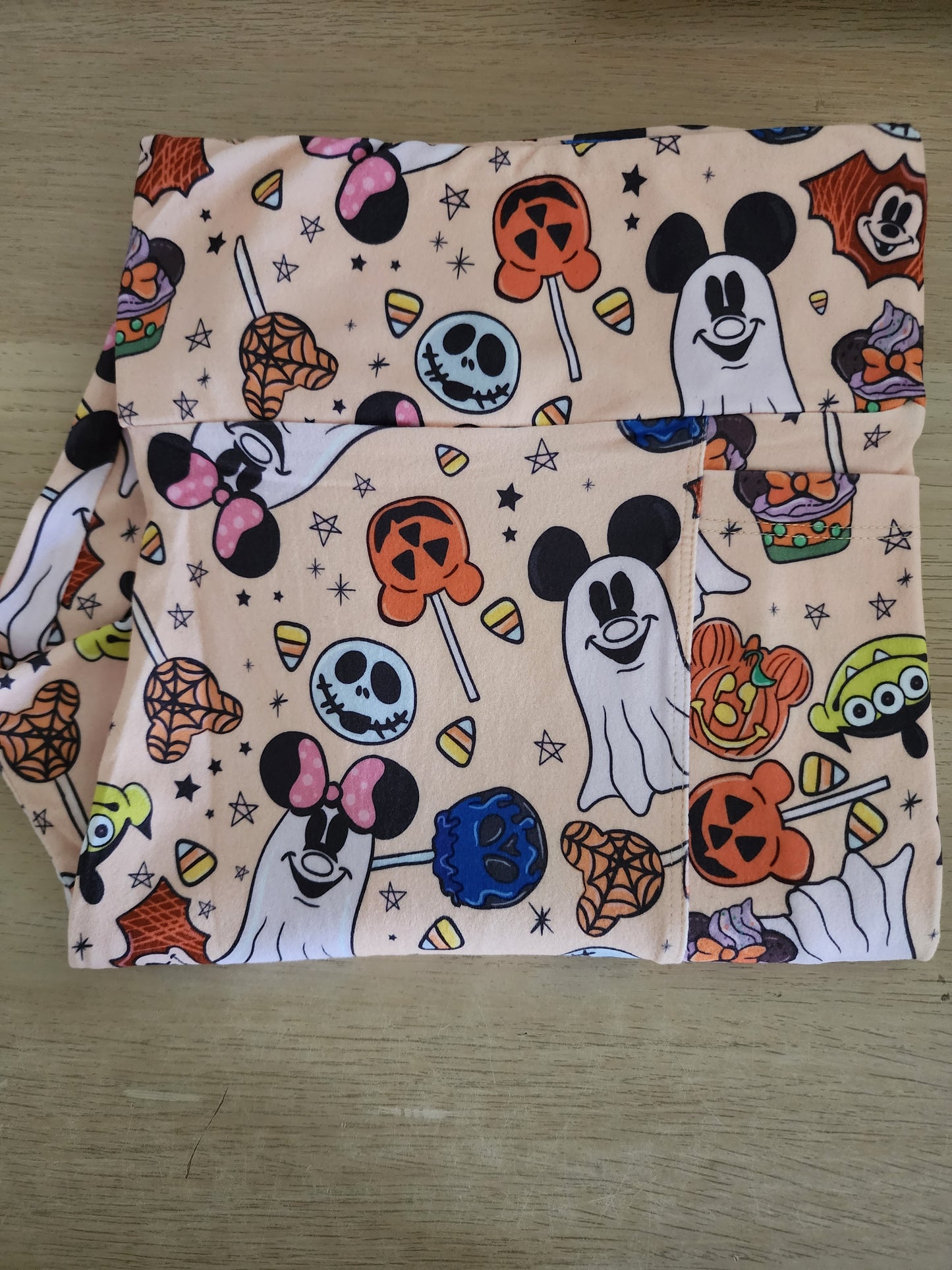 *Charlie's Project Disney Mickey and Minnie Ghost Halloween Leggings