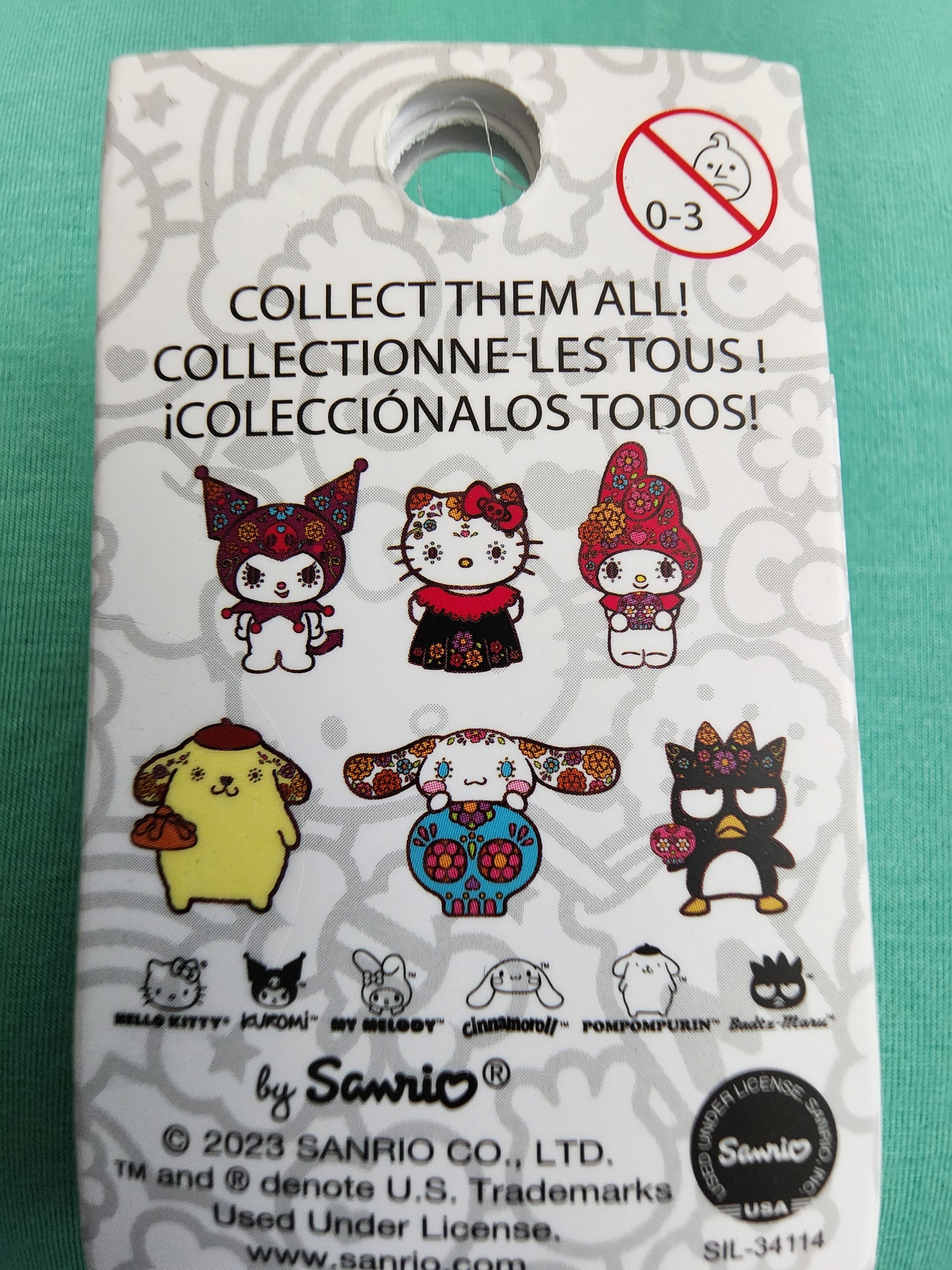 Complete Set of (6) Loungefly- Hello Sanrio - Backpack Mystery / Blind Box  Pins