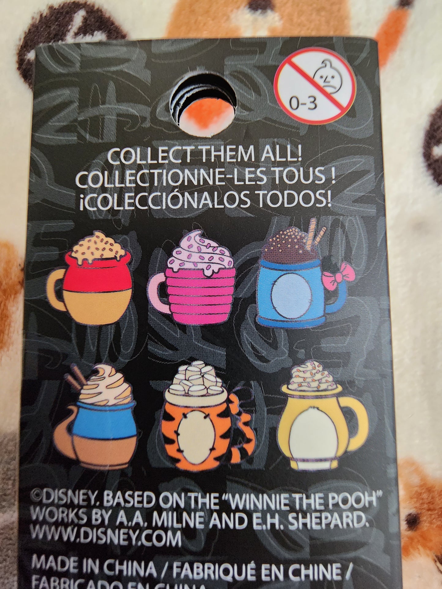 Disney Winnie the Pooh and Friends Hot Holiday Drink Mystery Mug Pins