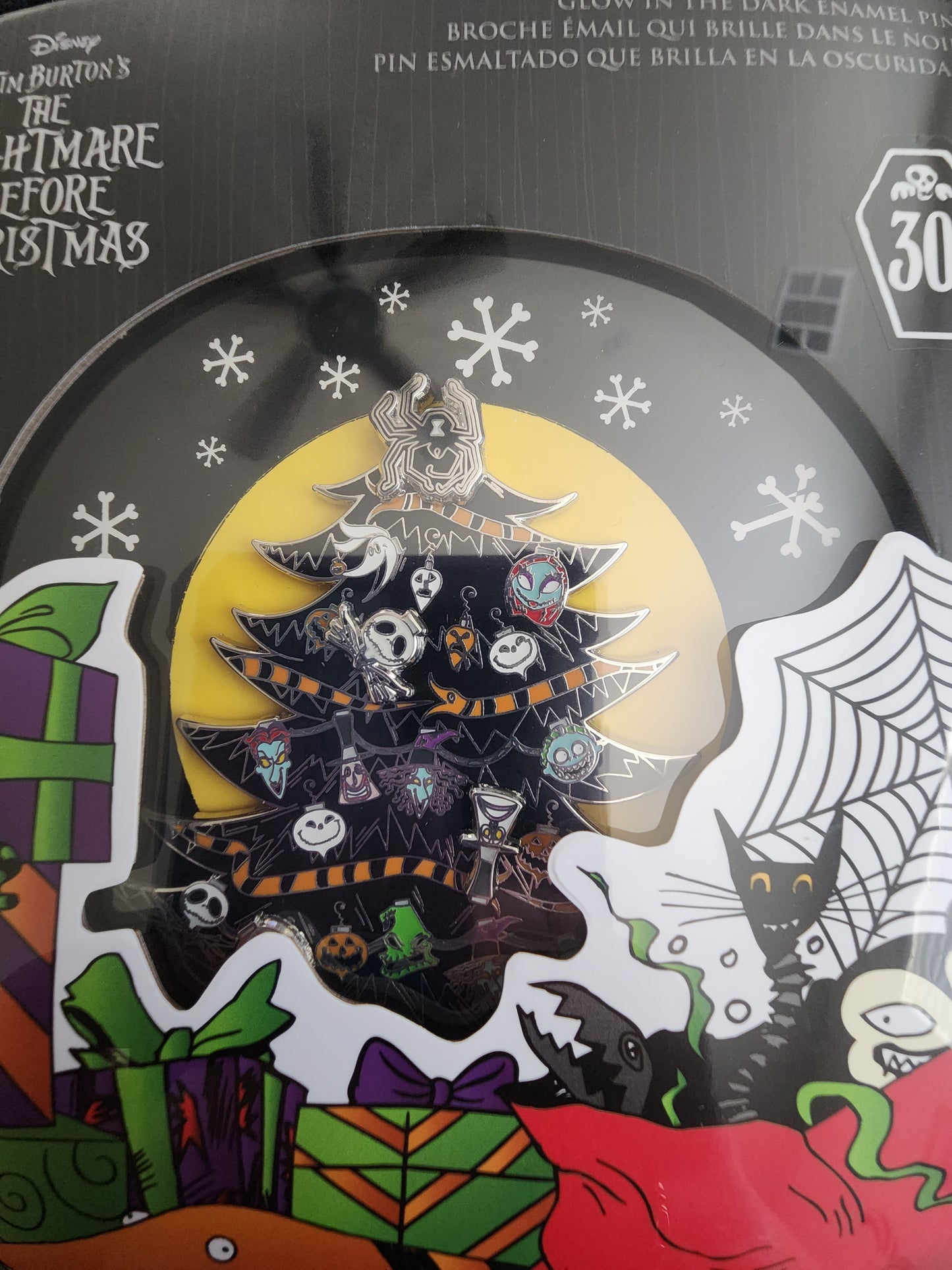 Disney Nightmare Before Christmas 30th Anniversary Limited Edition Tree Pin