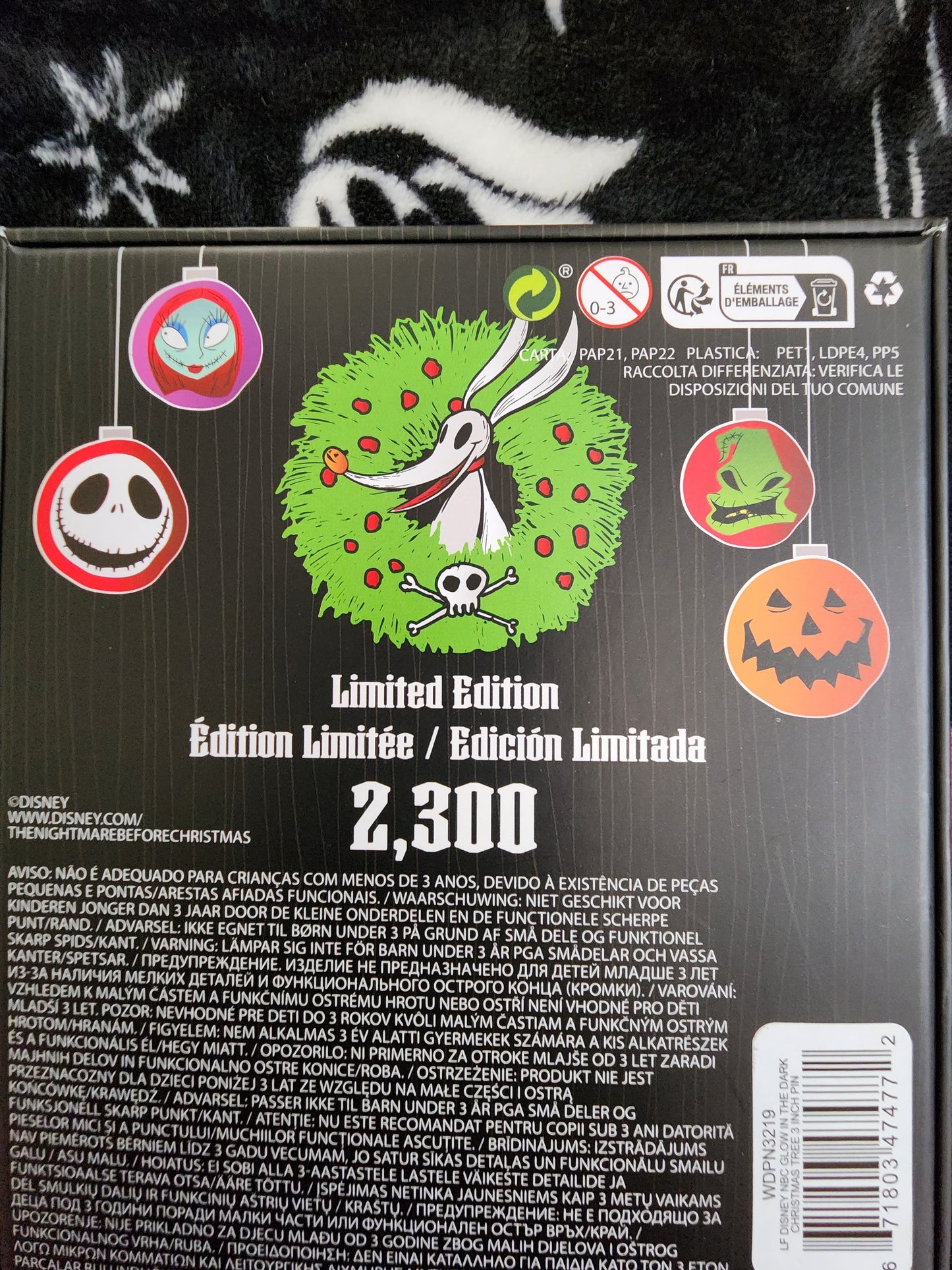 Disney Nightmare Before Christmas 30th Anniversary Limited Edition Tree Pin