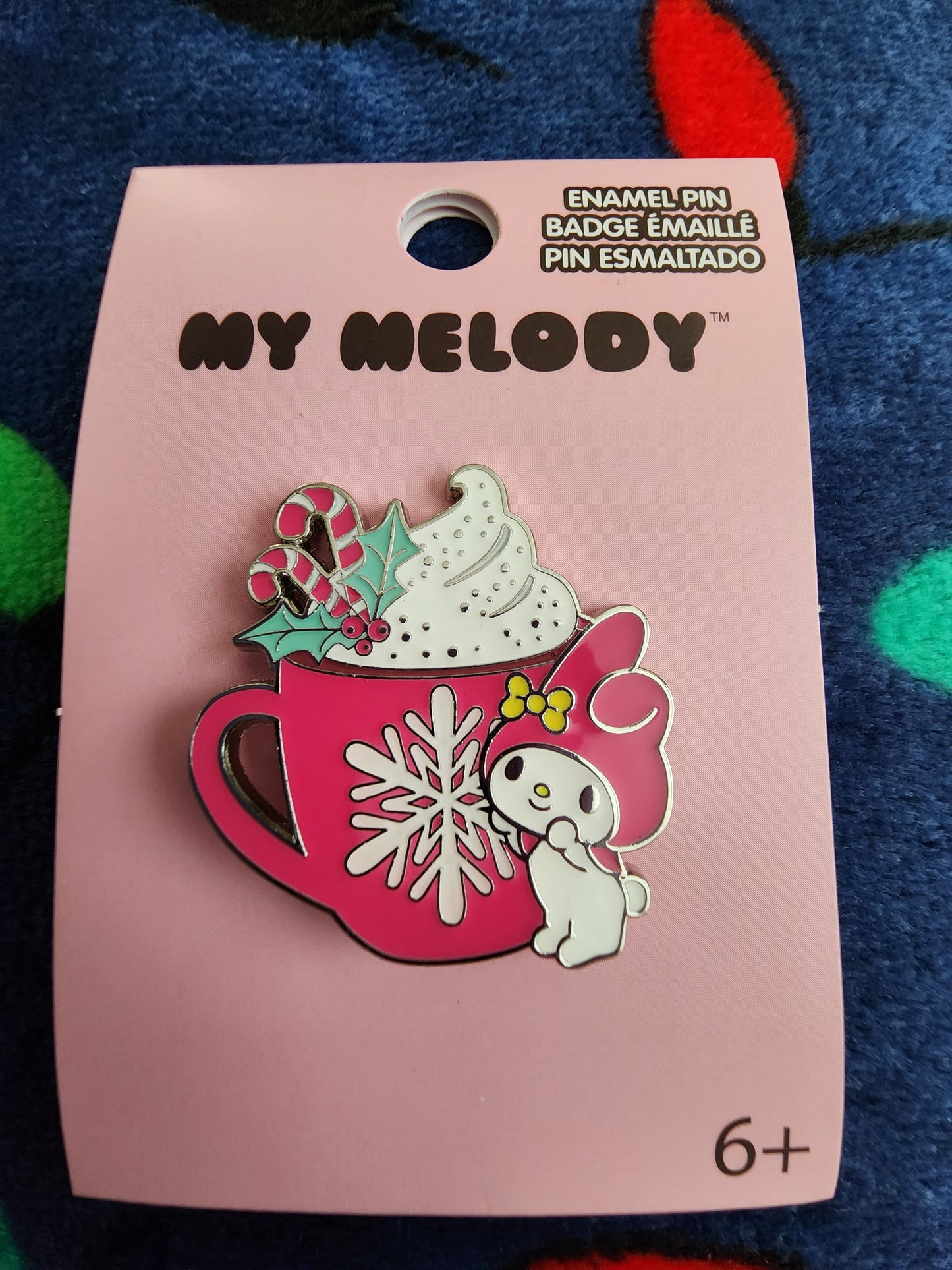 Hello Kitty Melody Holiday Drink Mug Pin