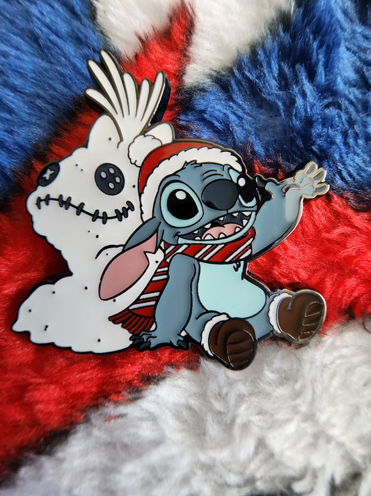 Disney Stitch Winter Holidays Mystery Pins