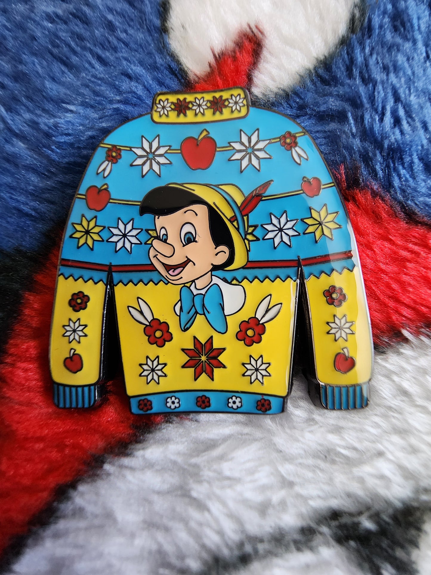 Disney Characters Ugly Christmas Sweaters Mystery Pins
