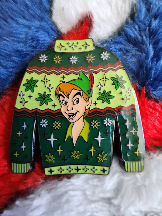 Disney Characters Ugly Christmas Sweaters Mystery Pins