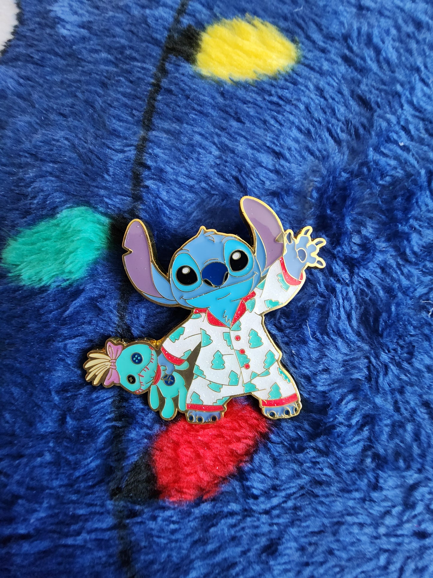 Loungefly Disney Stitch Winter Holidays PJ'S Mystery Pins