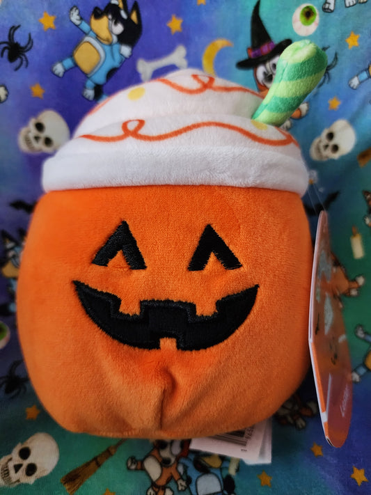 Squishmallow Lester Pumpkin Spice Latte 5" Plush