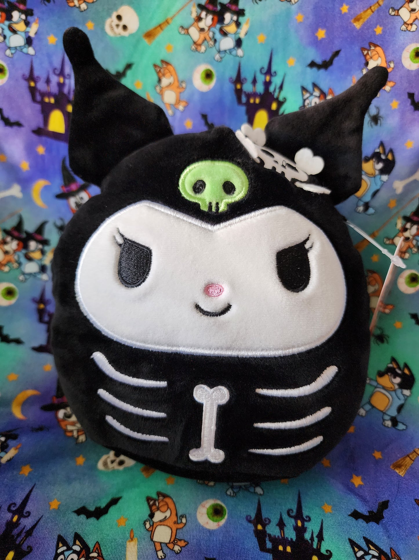 Squishmallow Kuromi as a Skelton 8" Plush