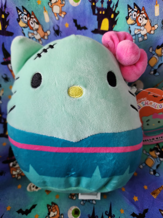 Squishmallow Hello Kitty as Frankenstein 8" Plush