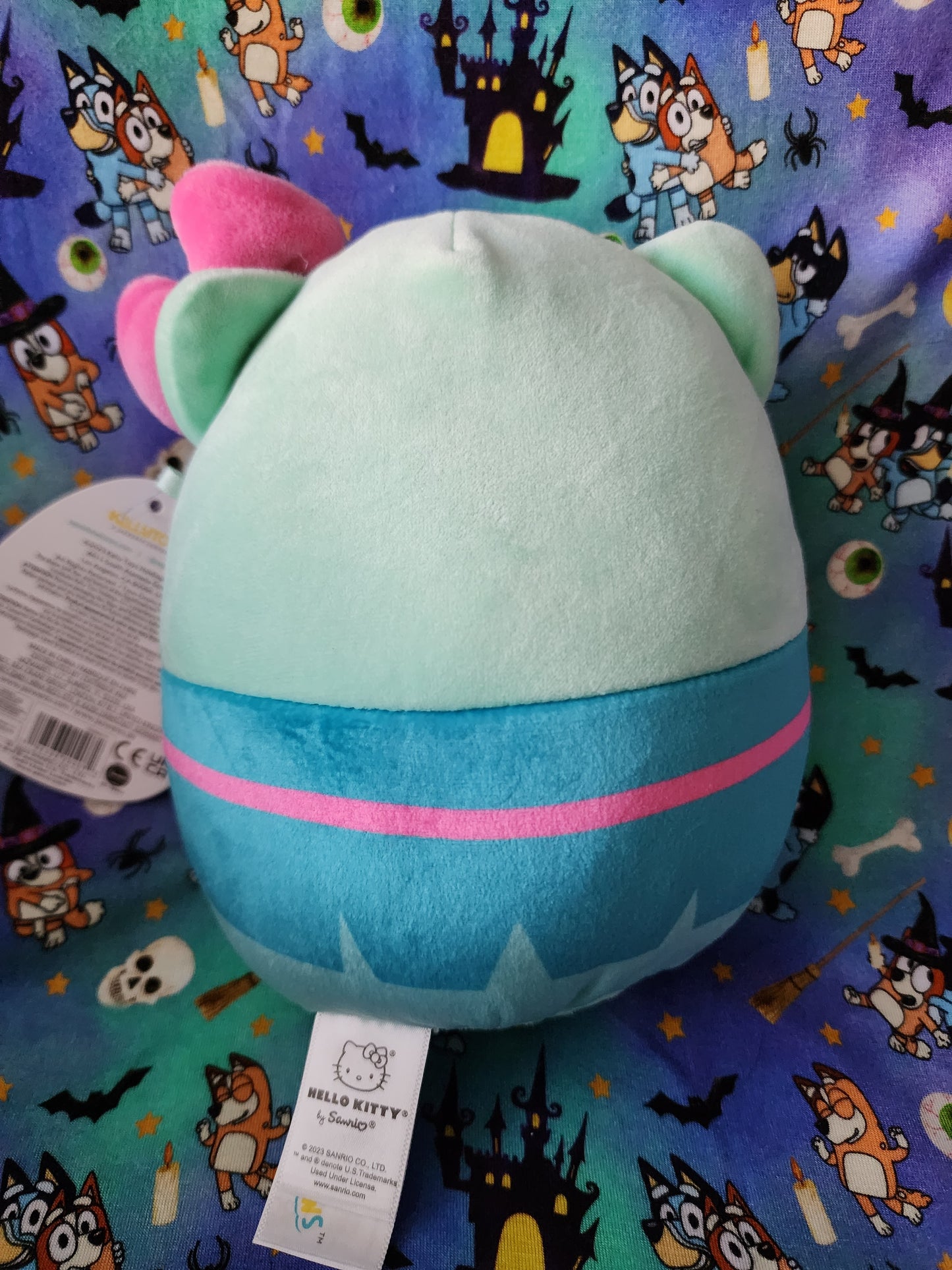 Squishmallow Hello Kitty as Frankenstein 8" Plush