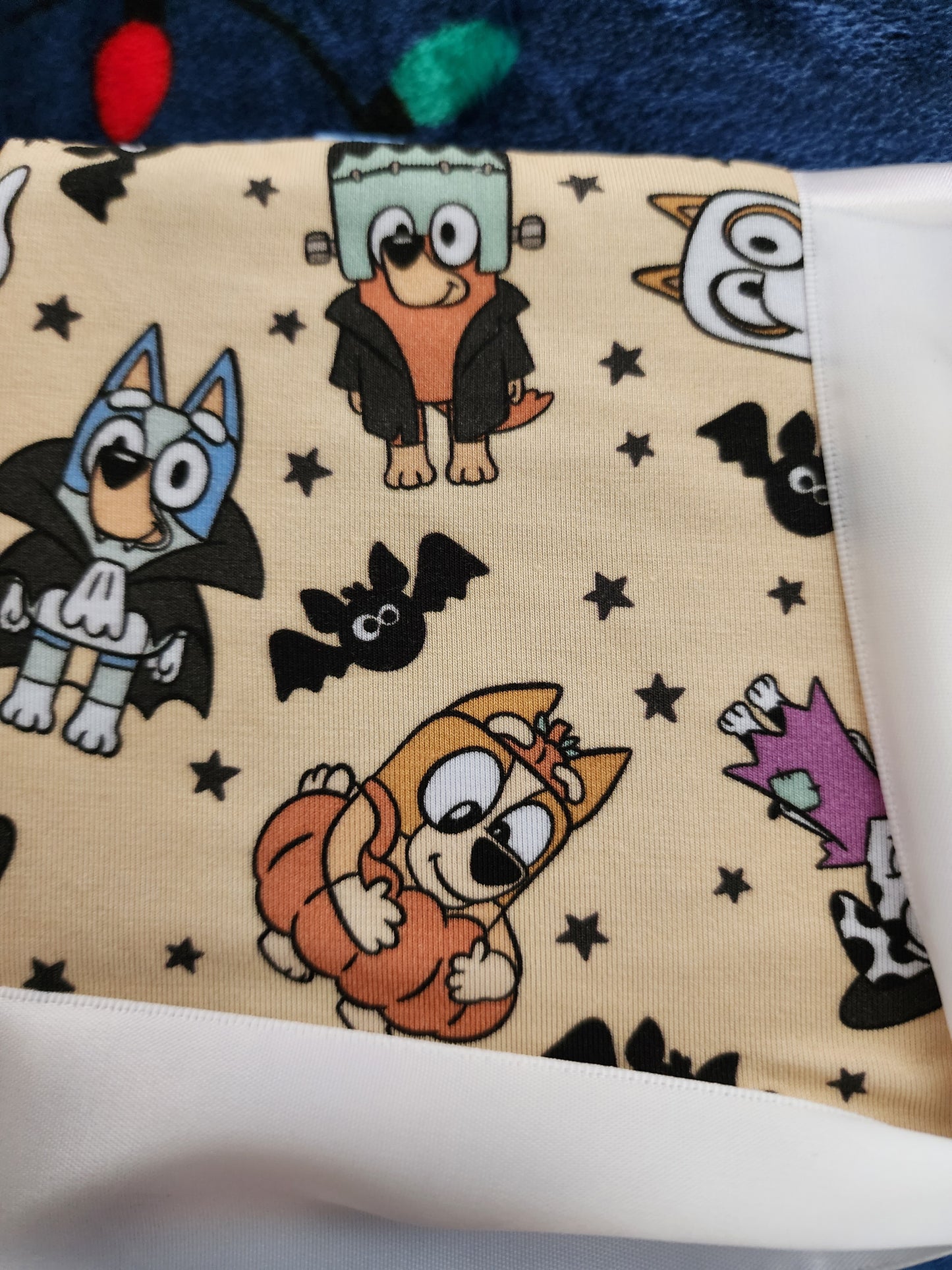 *Charlies Project Bluey, Bingo and Friends Halloween Baby Blanket