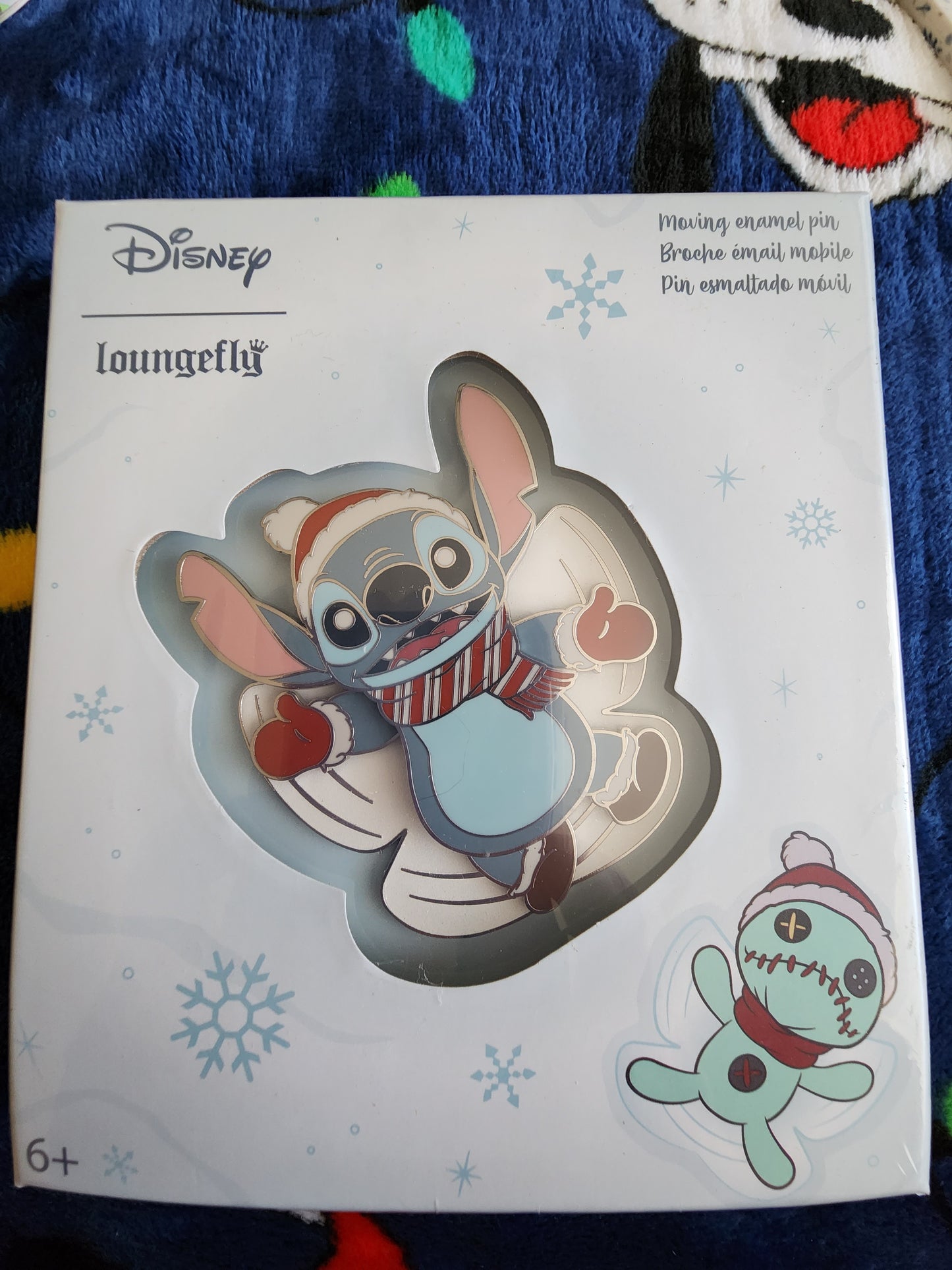 Loungefly Disney Stitch Snow Angel Limited Edition Pin