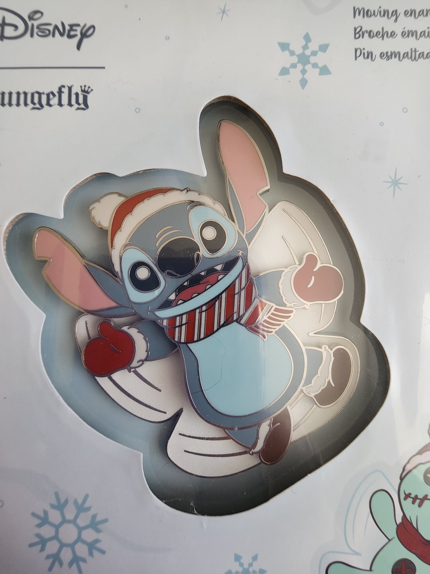 Loungefly Disney Stitch Snow Angel Limited Edition Pin