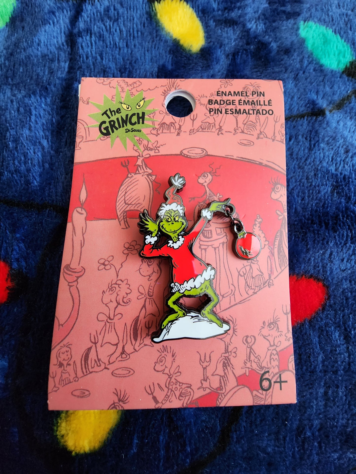 Loungefly Dr. Seuss Grinch Christmas Pin