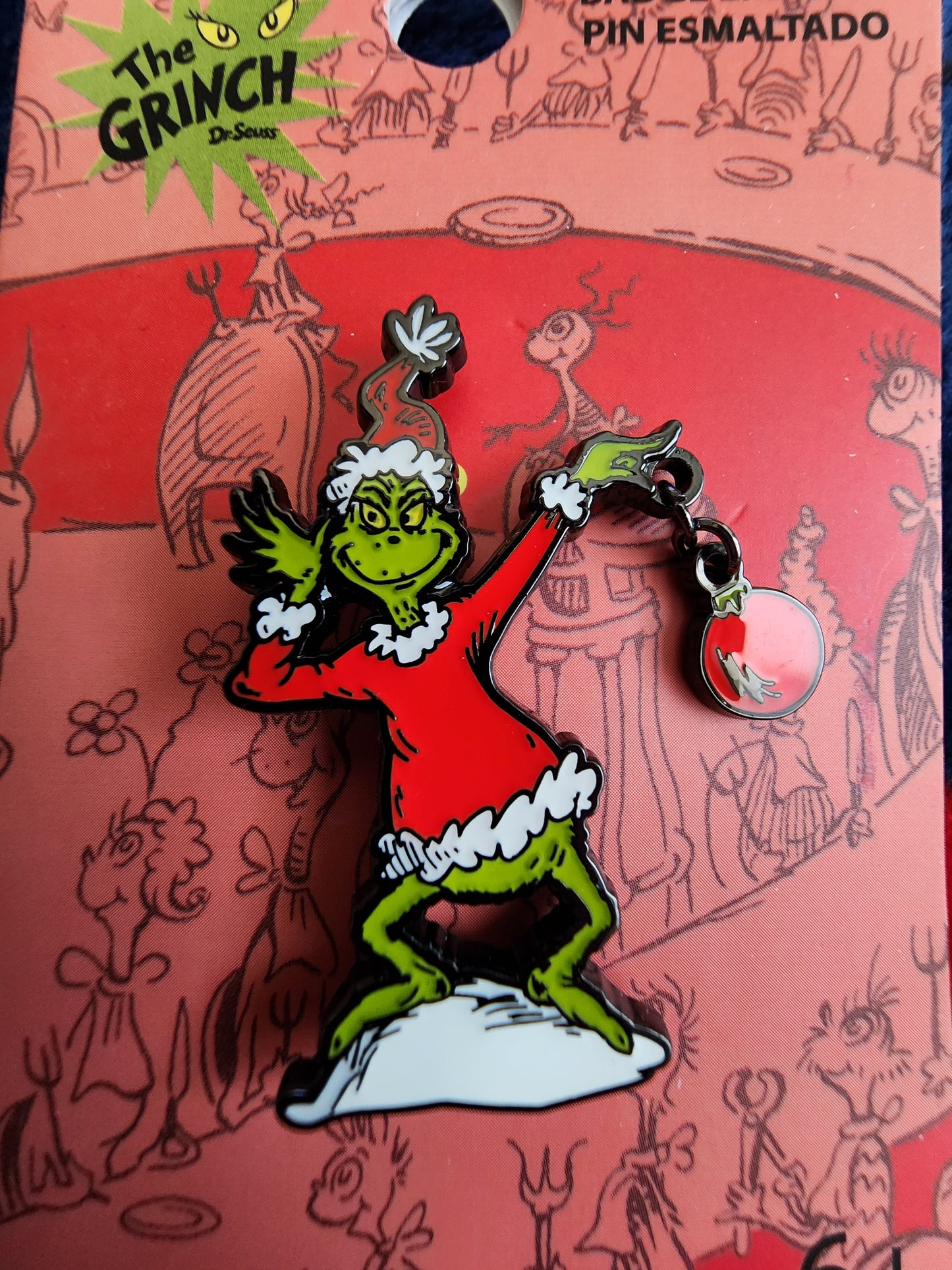 Loungefly Dr. Seuss Grinch Christmas Pin