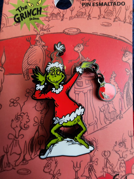 Loungefly Dr. Seuss Grinch Christmas Pin