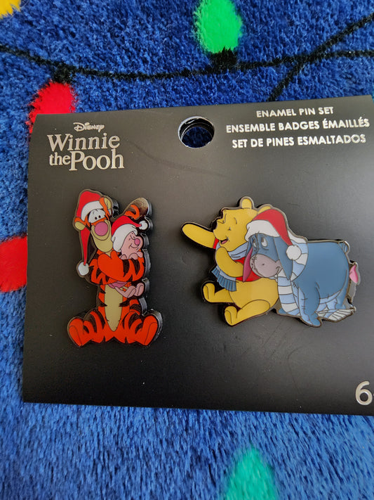 Loungefly Disney Winnie the Pooh and Friends Christmas Pins