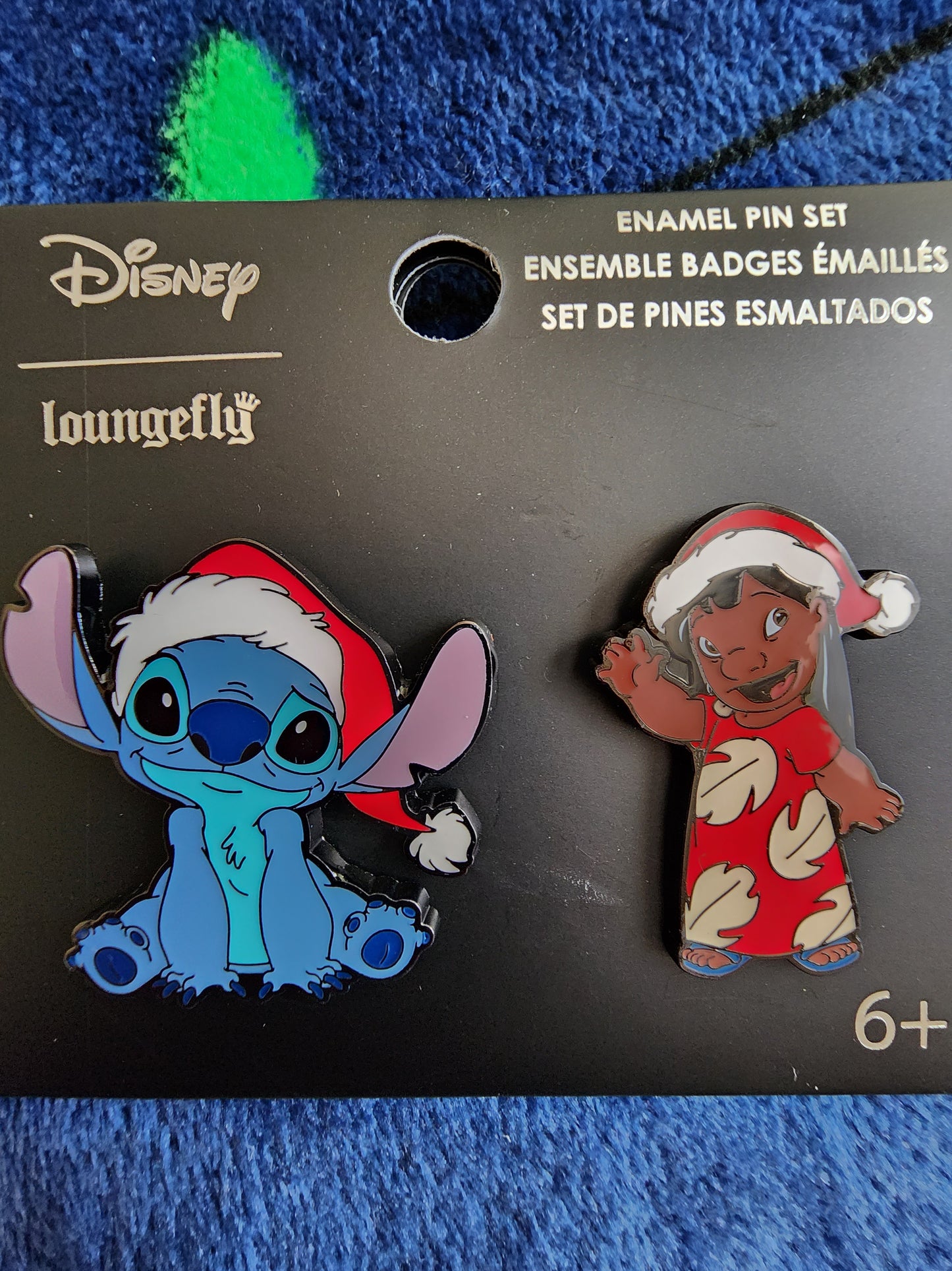 Loungefly Disney Lilo and Stitch Christmas Pins