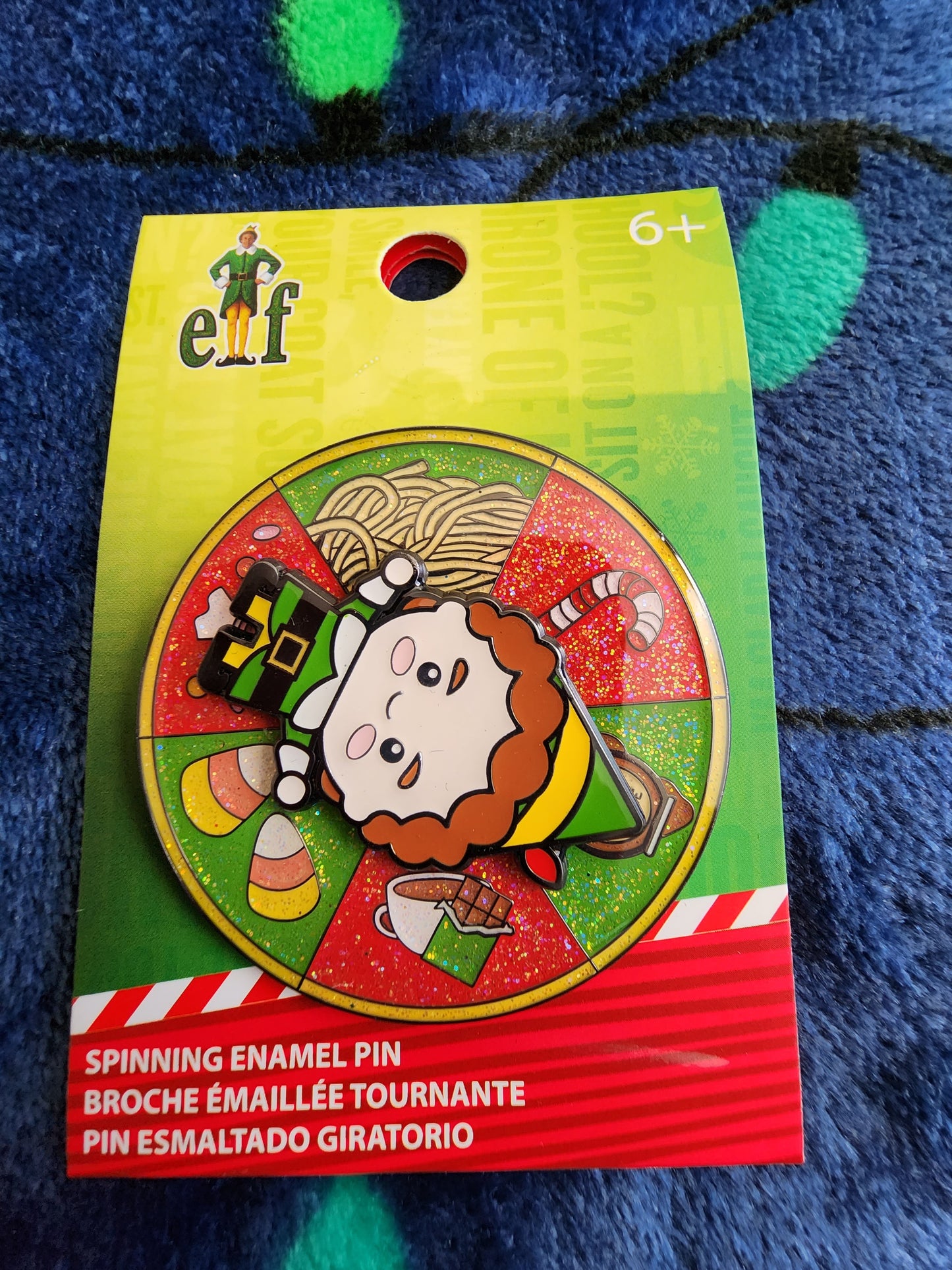 Loungefly Chibi Elf Food Spinner Christmas Pin