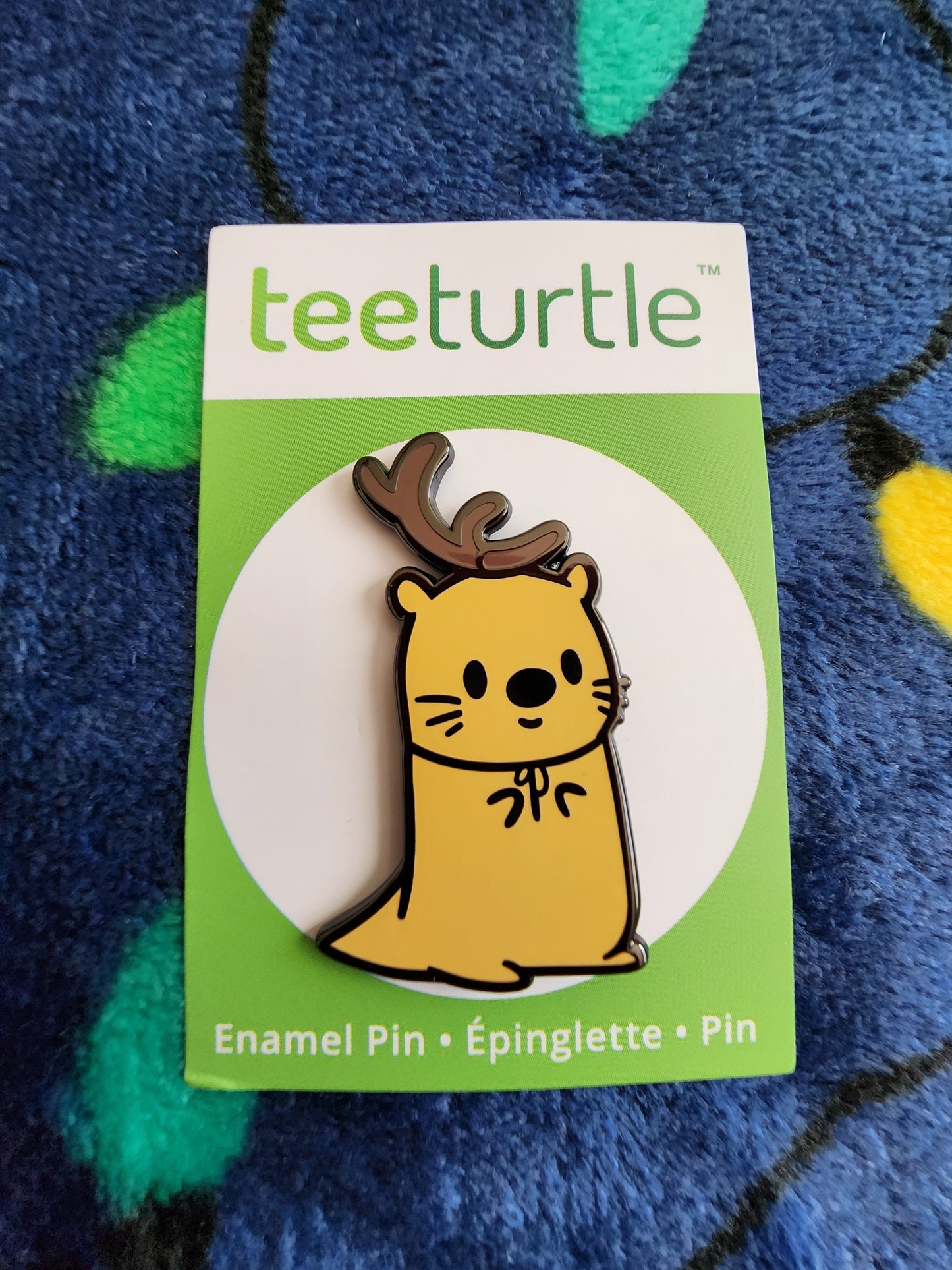 Tee Turtle Otter Reindeer Christmas Holiday Pin