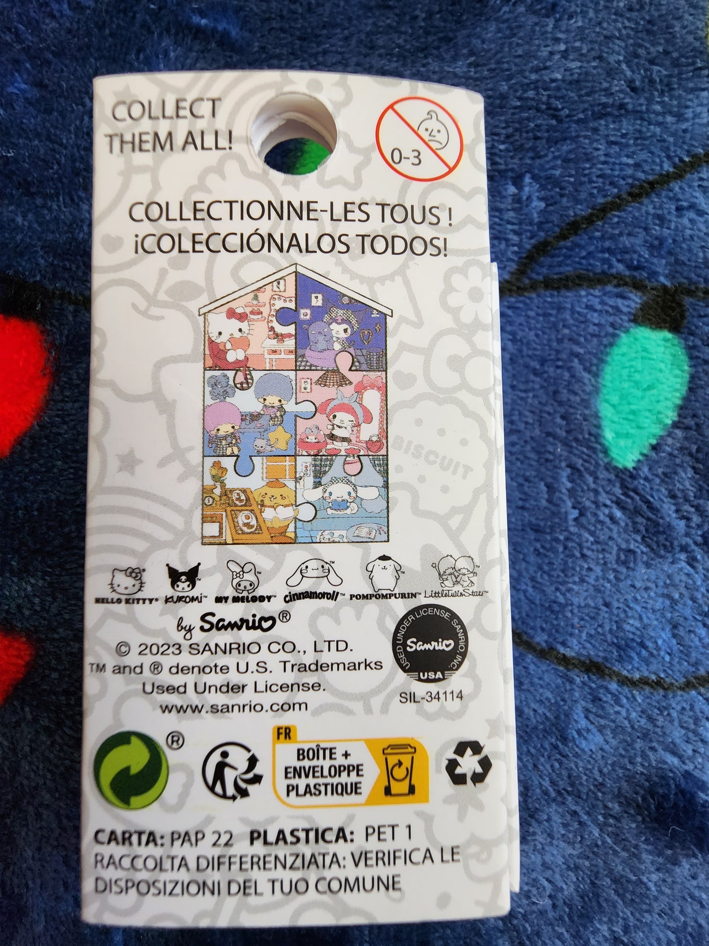 Loungefly Hello Kitty and Friends Puzzle House Mystery Pins