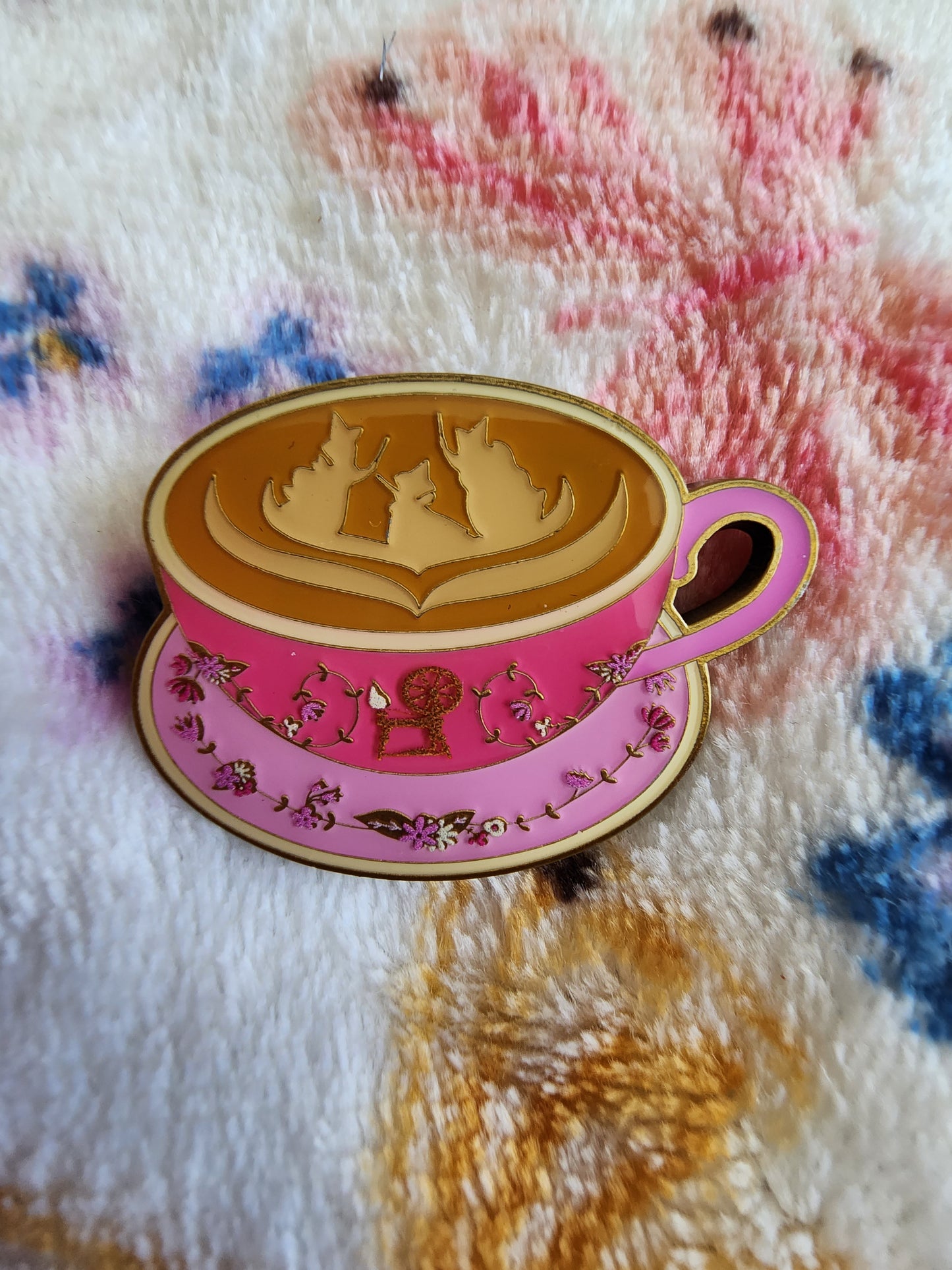 Loungefly Disney Princess Latte Sidekicks Mystery Pins