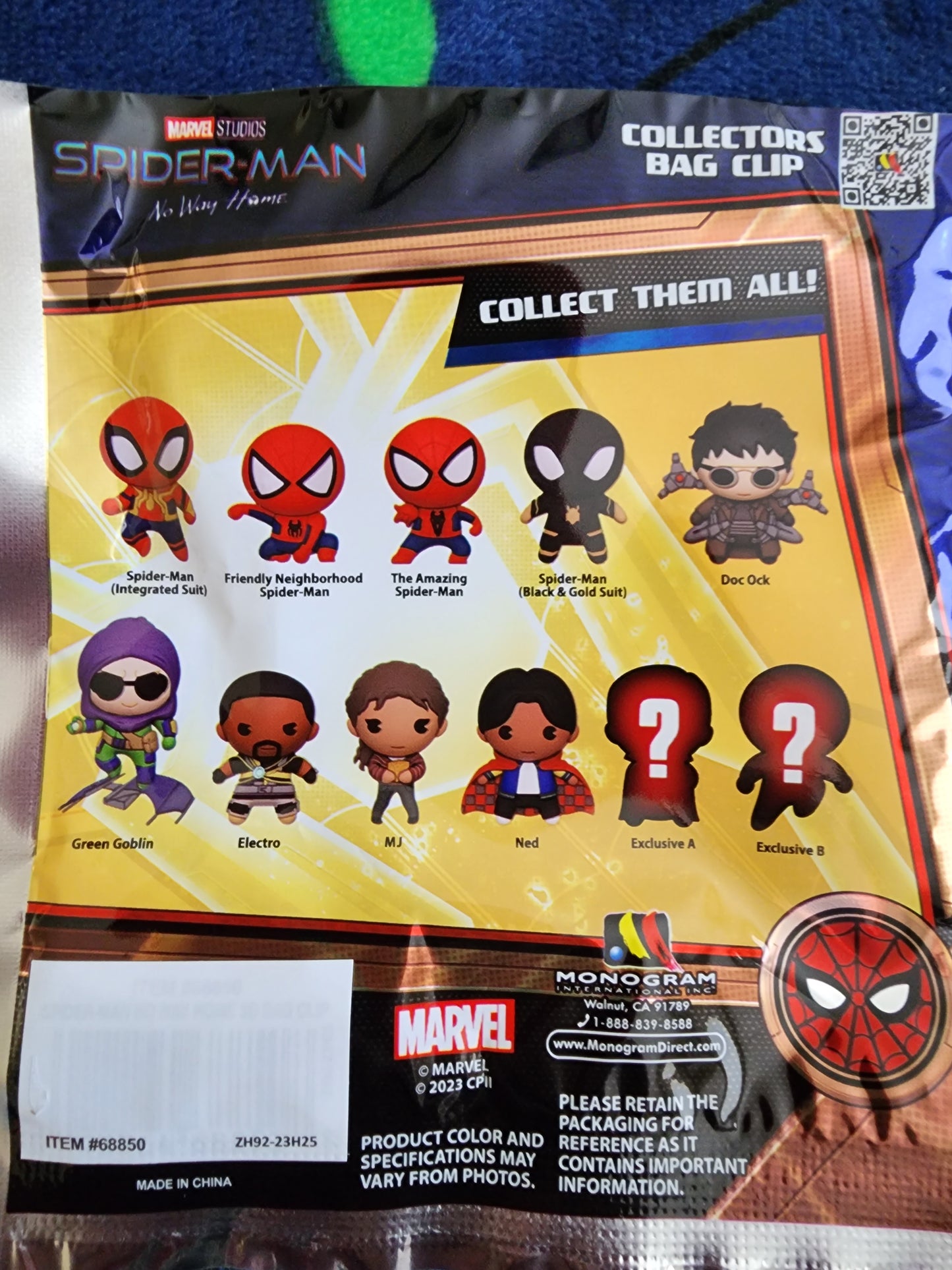 Spiderman No Way Home Mystery Bag Clips