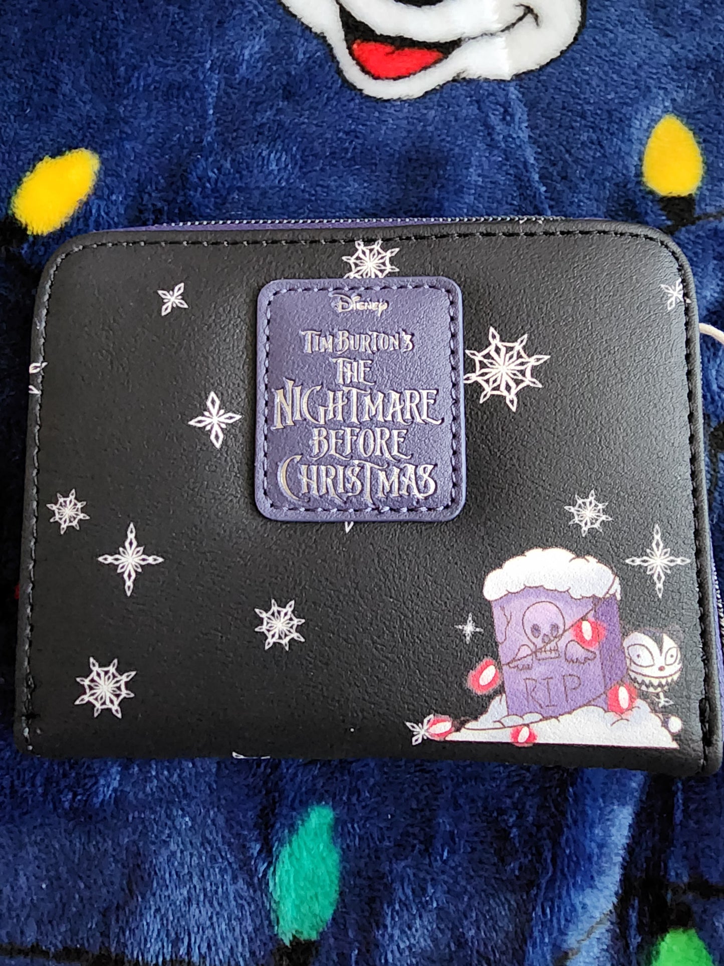 Loungefly Disney Nightmare Before Christmas 30th Anniversary Holiday Snowglobe Wallet