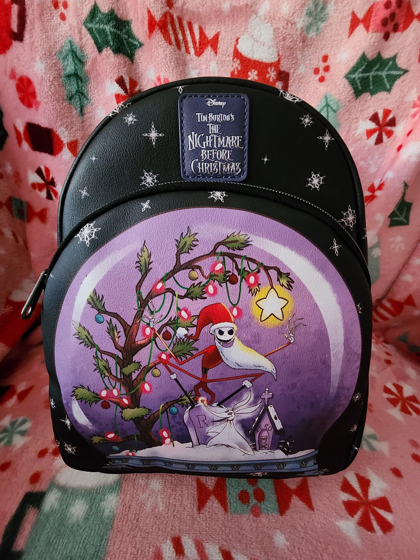 Disney Nightmare Before Christmas Santa Jack Backpack