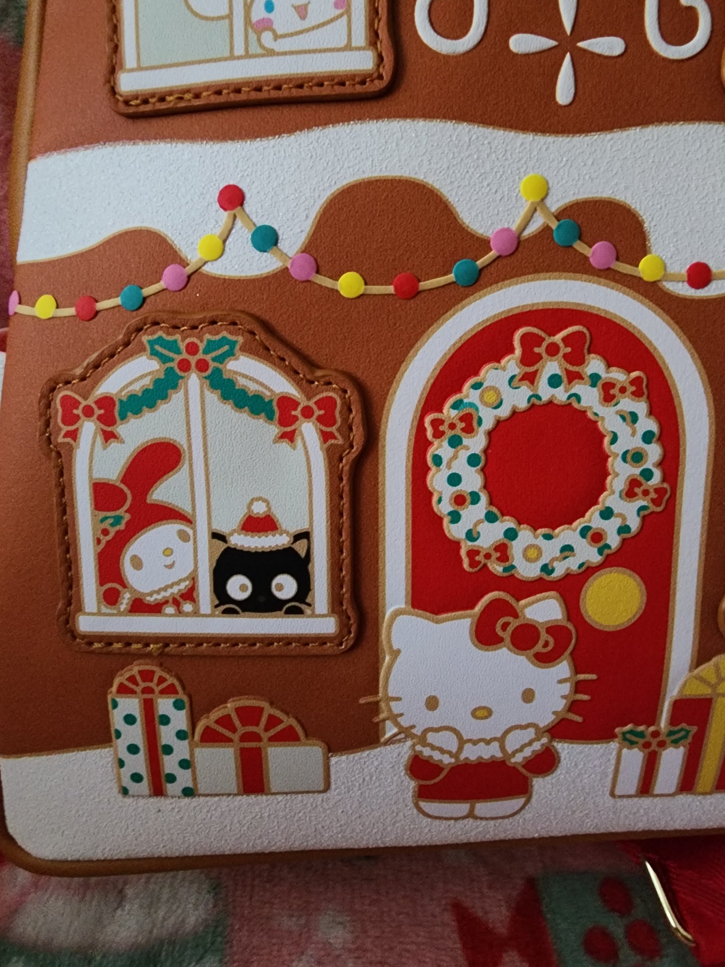 Loungefly Hello Kitty and Friends Gingerbread House Christmas Backpack