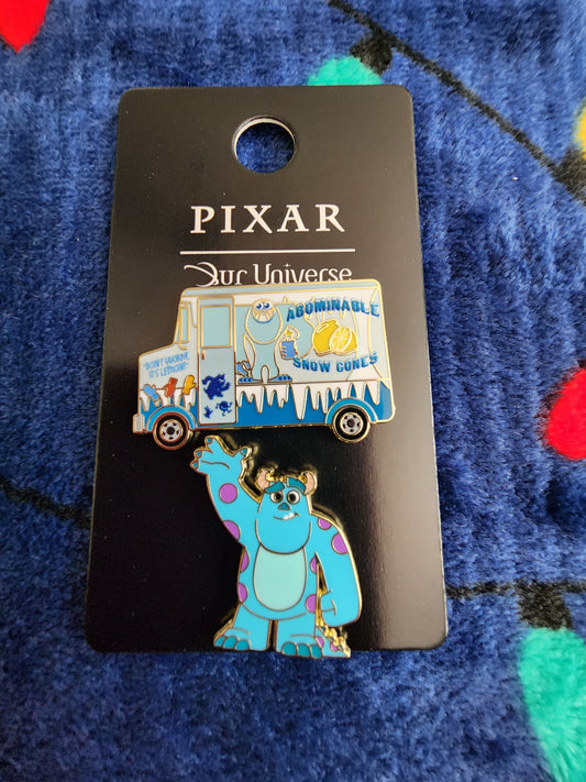 Disney Monsters Inc. Sully Food Truck Pin