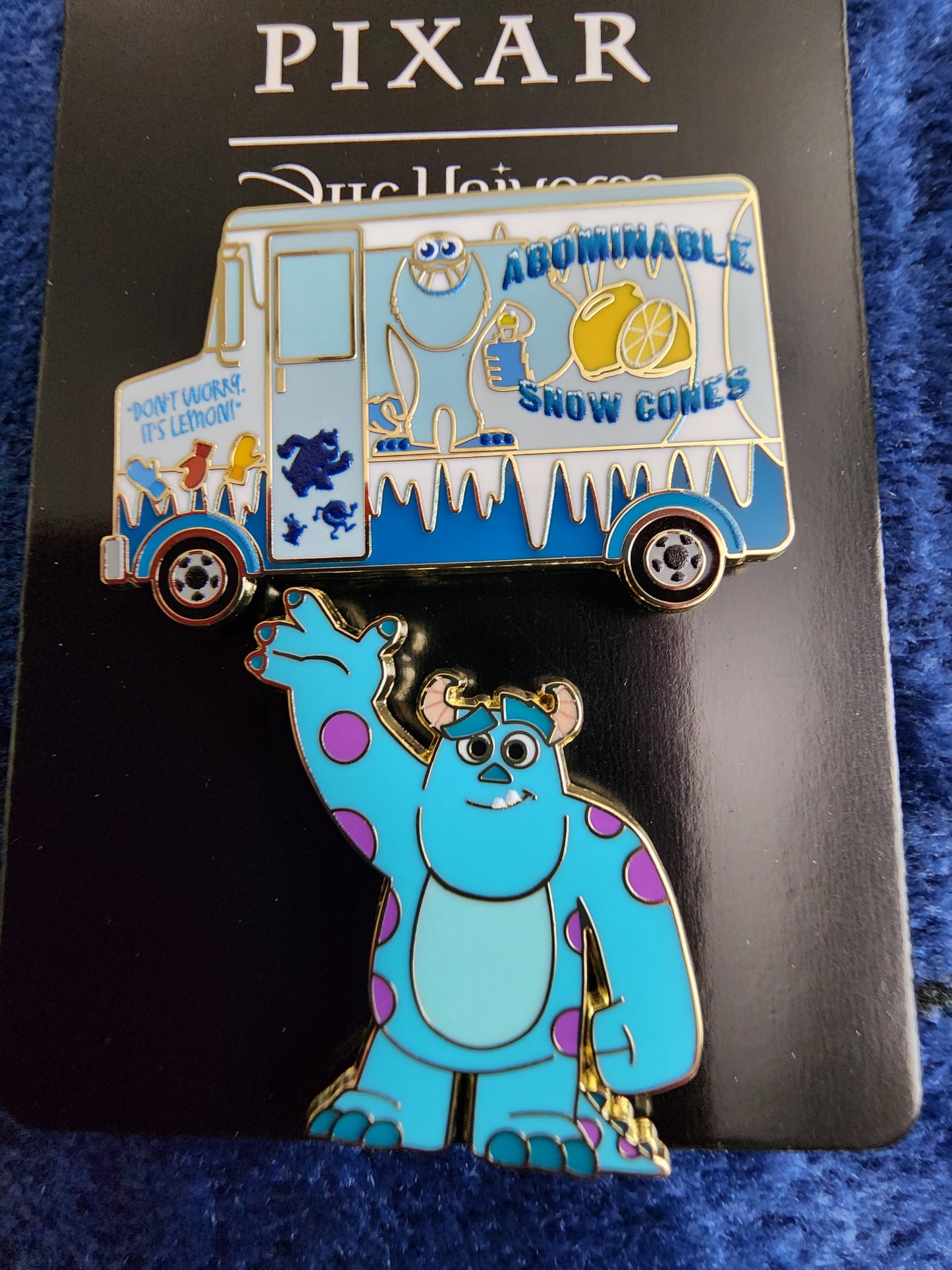 Disney Monsters Inc. Sully Food Truck Pin