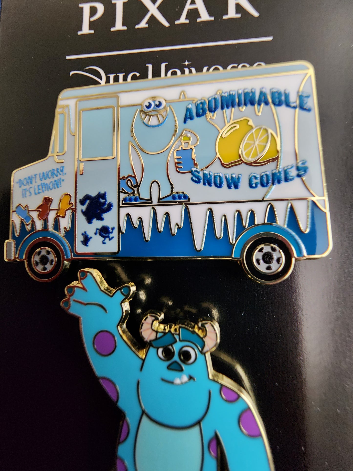 Disney Monsters Inc. Sully Food Truck Pin