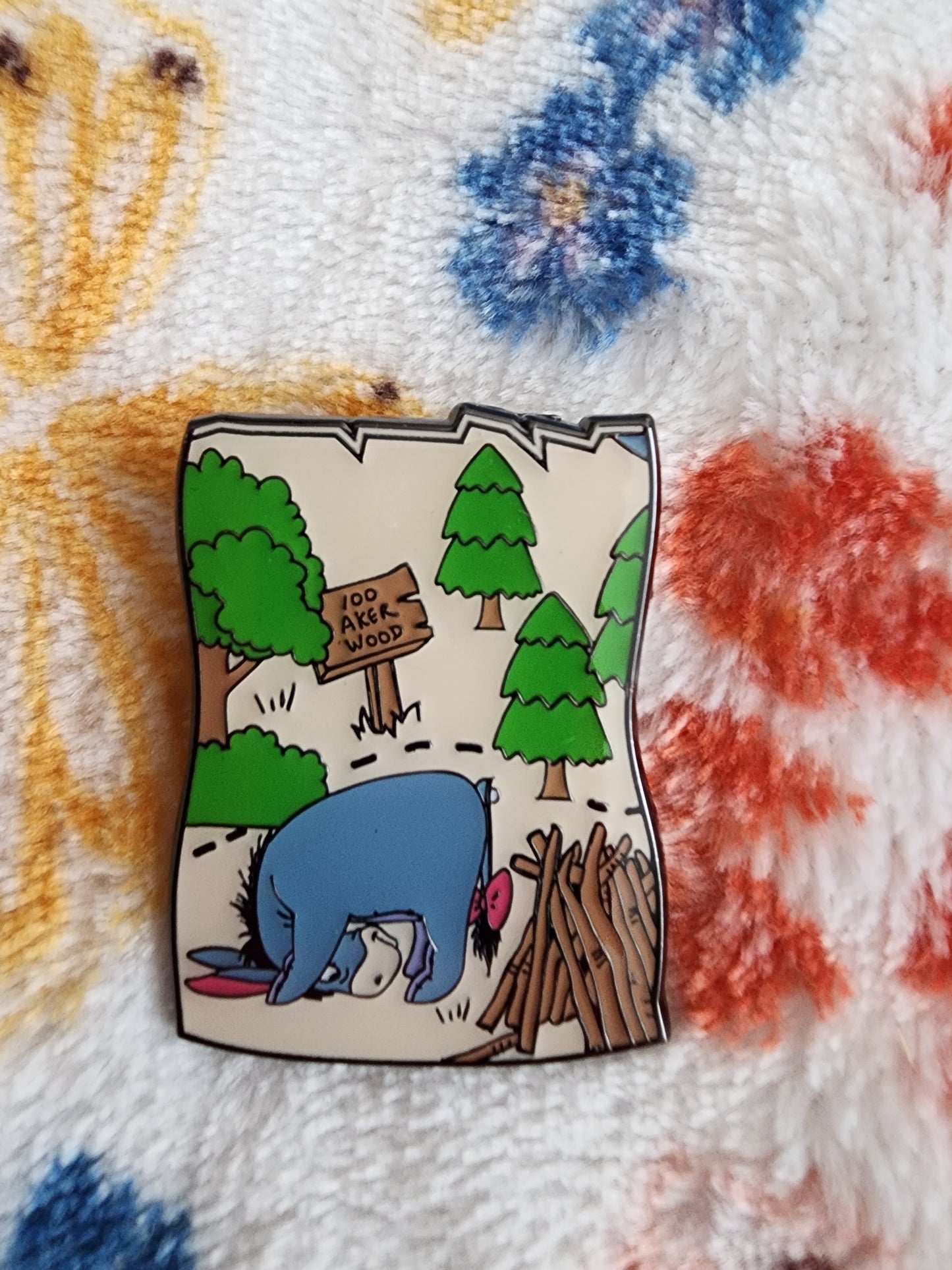 Loungefly Winnie the Pooh and Friends 100 Acre Woods Map Mystery Pins
