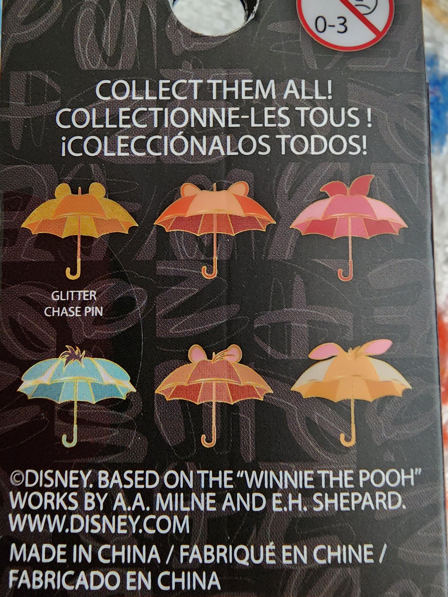 Loungefly Disney Winnie the Pooh and Friends Umbrella Chaser Mystery Pins