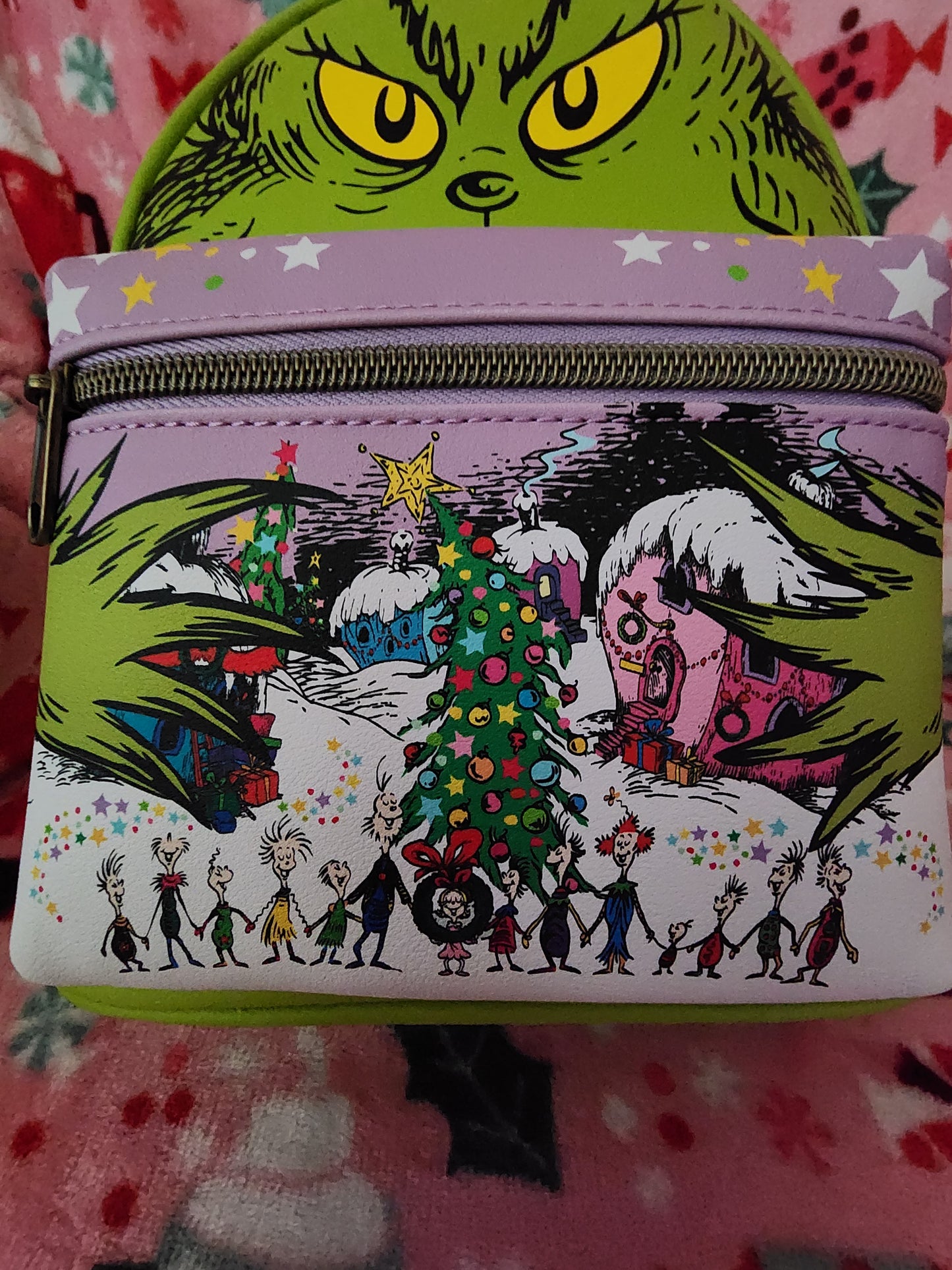 Loungefly Dr. Seuss The Grinch Christmas Backpack