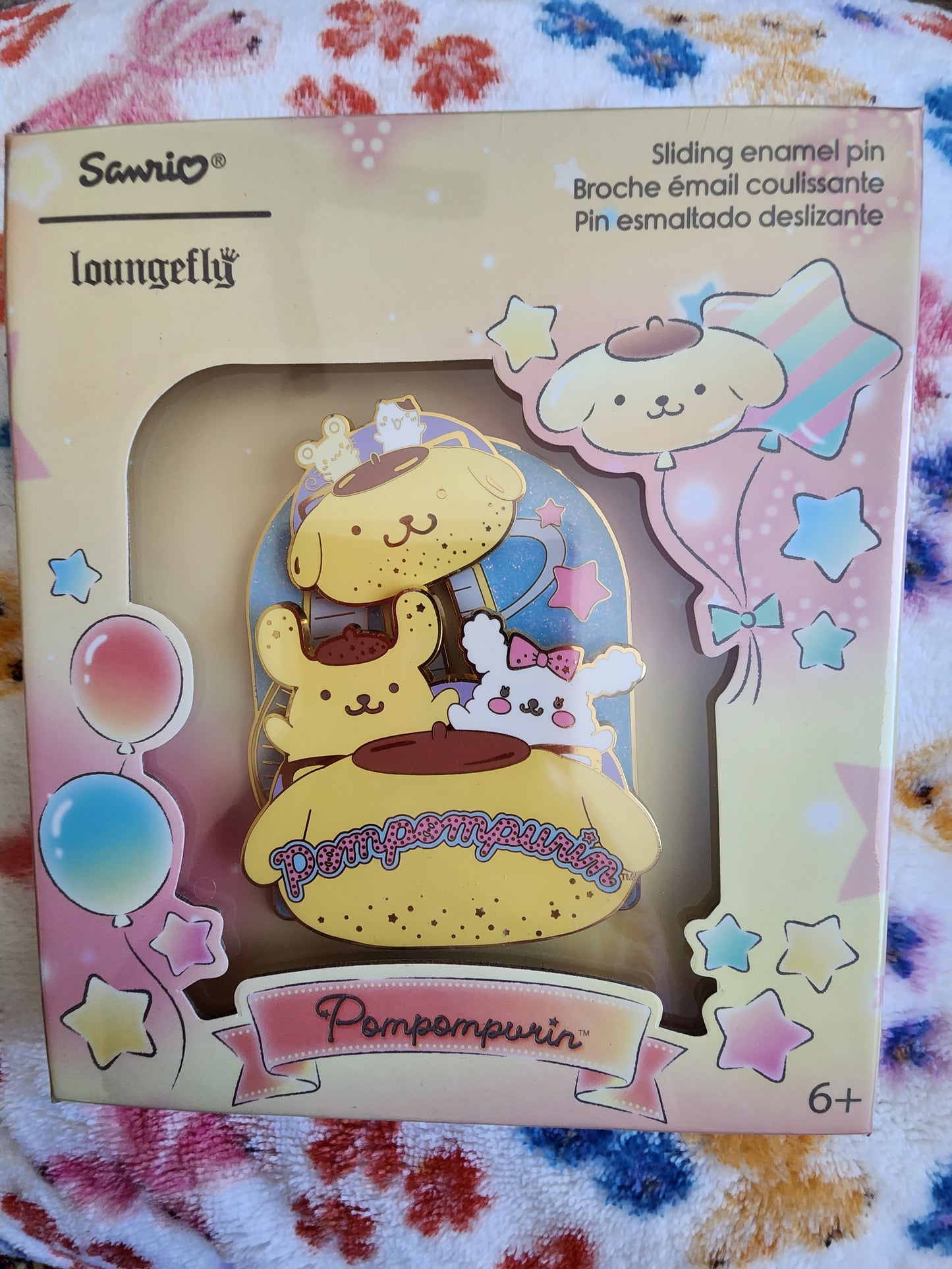 Loungefly Hello Kitty and Friends Pompompurin Carnival Limited Edition Mystery Pin