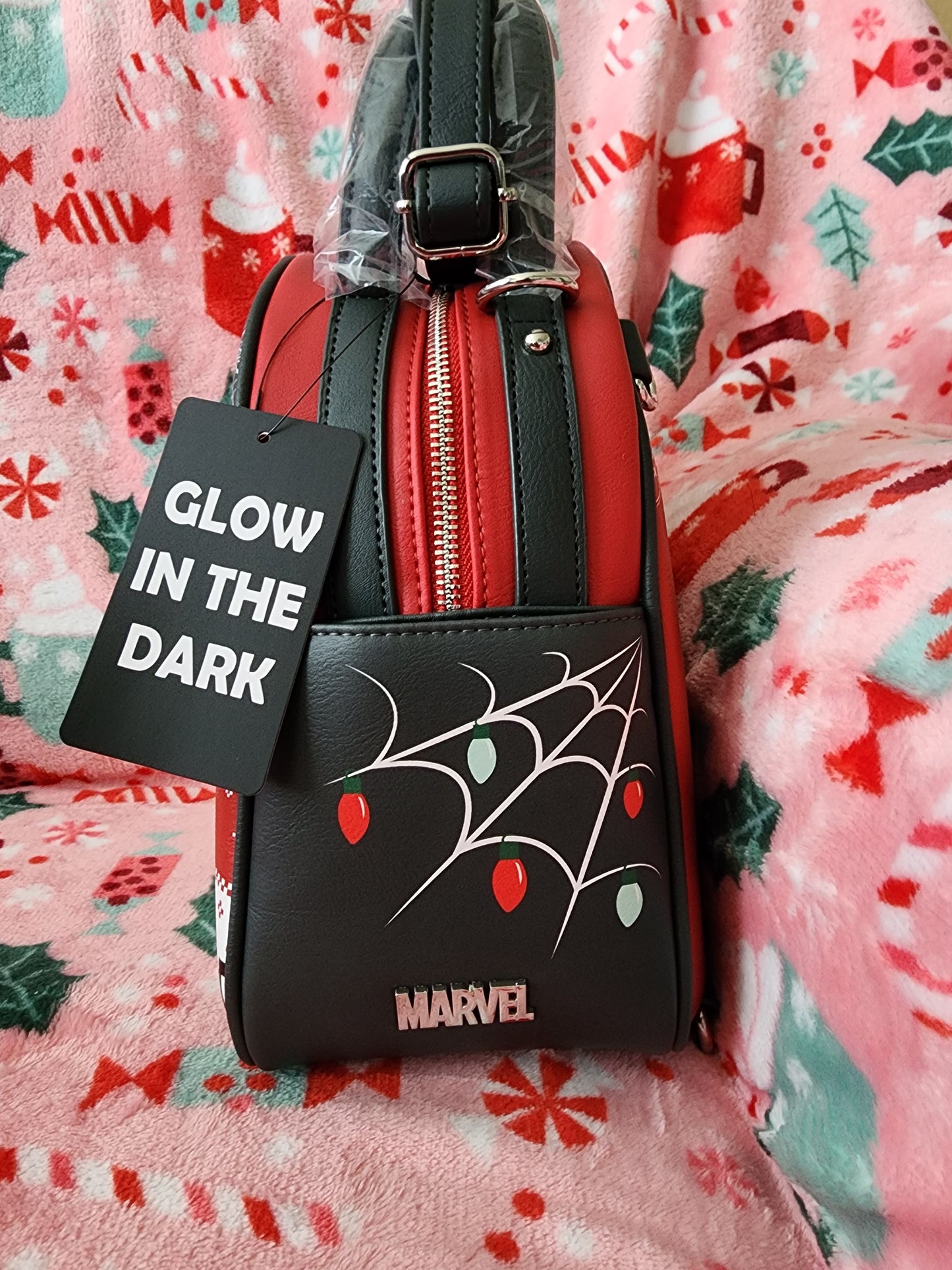 Spiderman Ugly Sweater Holiday Backpack