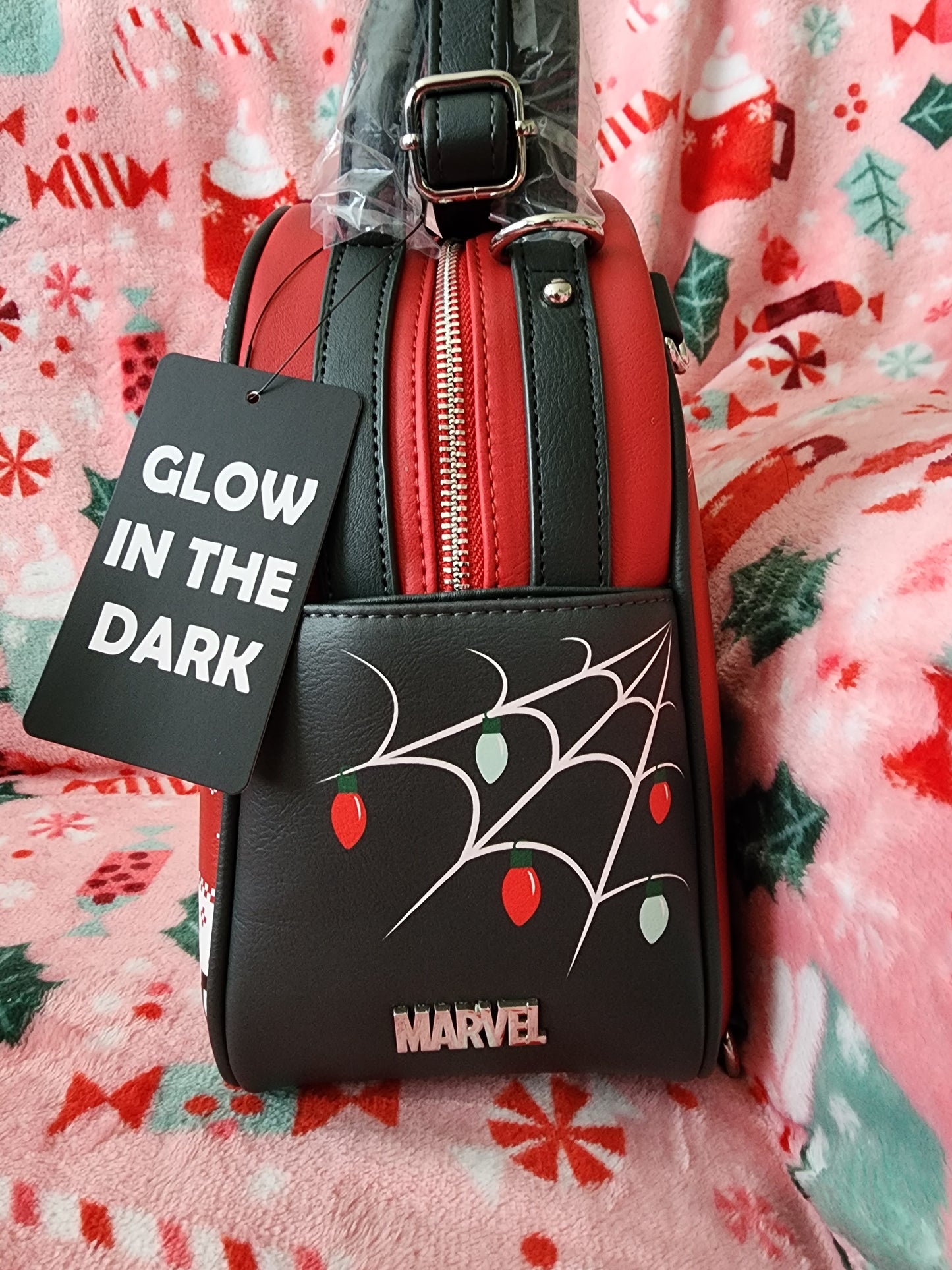 Spiderman Ugly Sweater Holiday Backpack