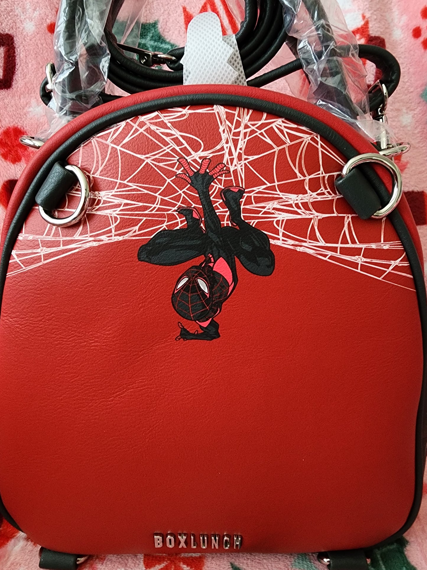 Spiderman Ugly Sweater Holiday Backpack